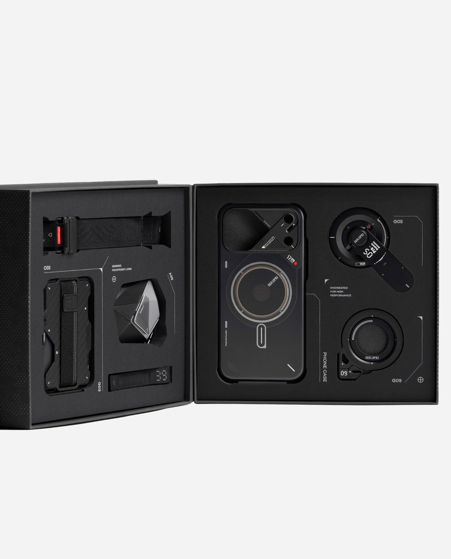 aulumu Urban Tech ギフトボックス|アーバンテックアクセサリー 6点セット