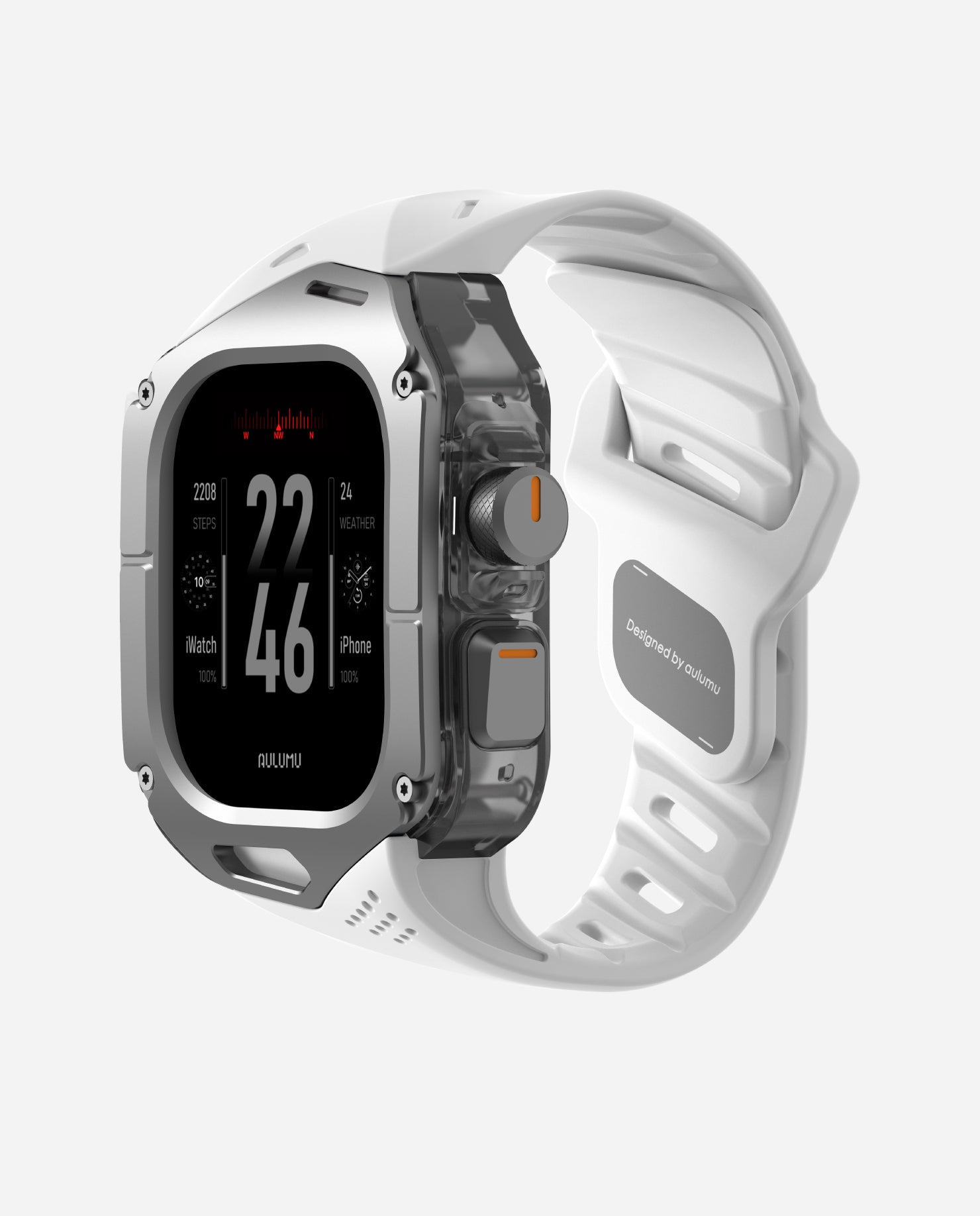 A01 Apple Watch Ultra 用 保護ケース/バンド |チタンケース | FKM バンド