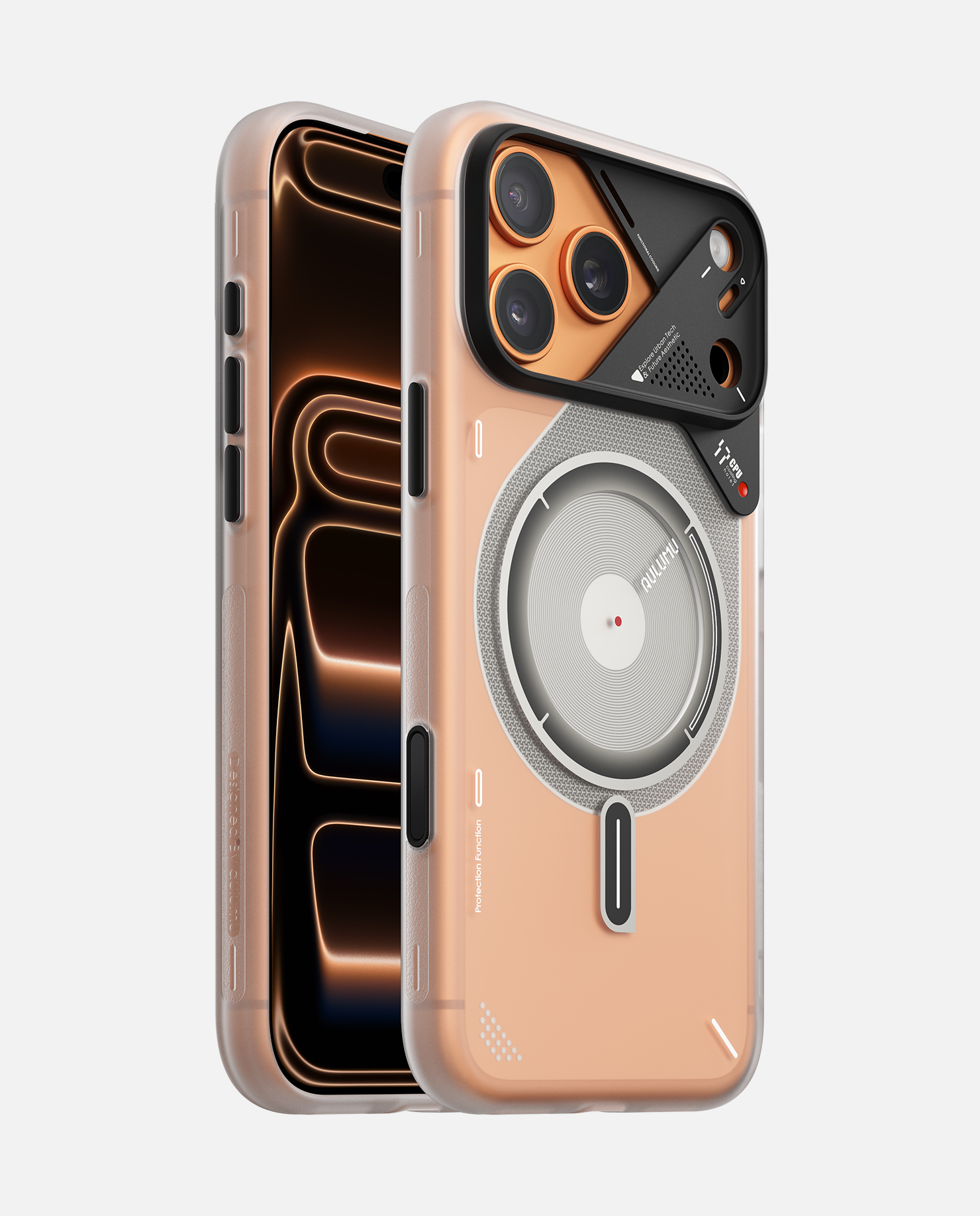 A17 iPhone 17シリーズ対応 スマホケース|磨き砂|夜光効果|MagSafe対応