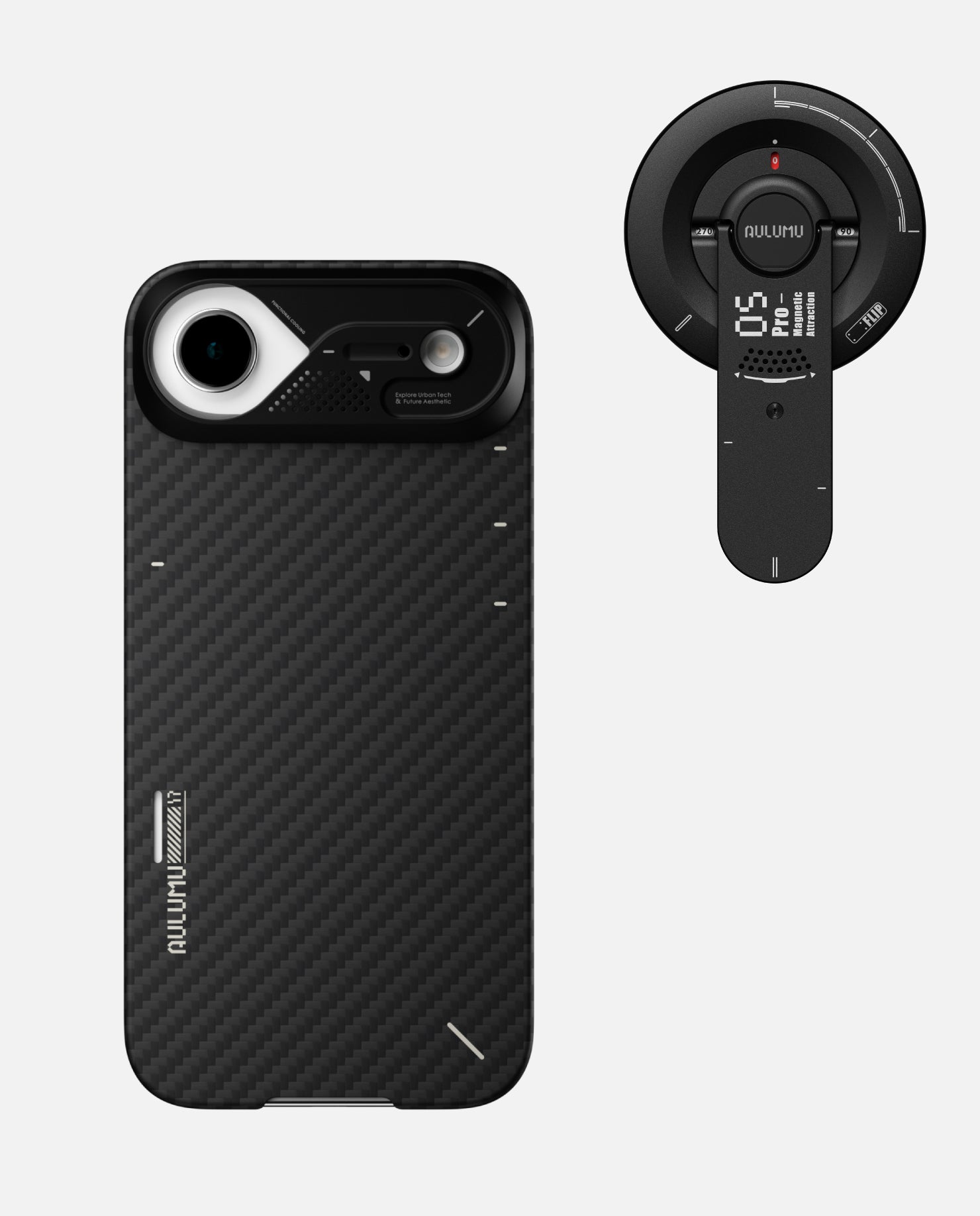 A17 iPhone 17 Proシリーズ対応 アラミド繊維スマホケース & G05 Pro 多機能マグネットスタンド