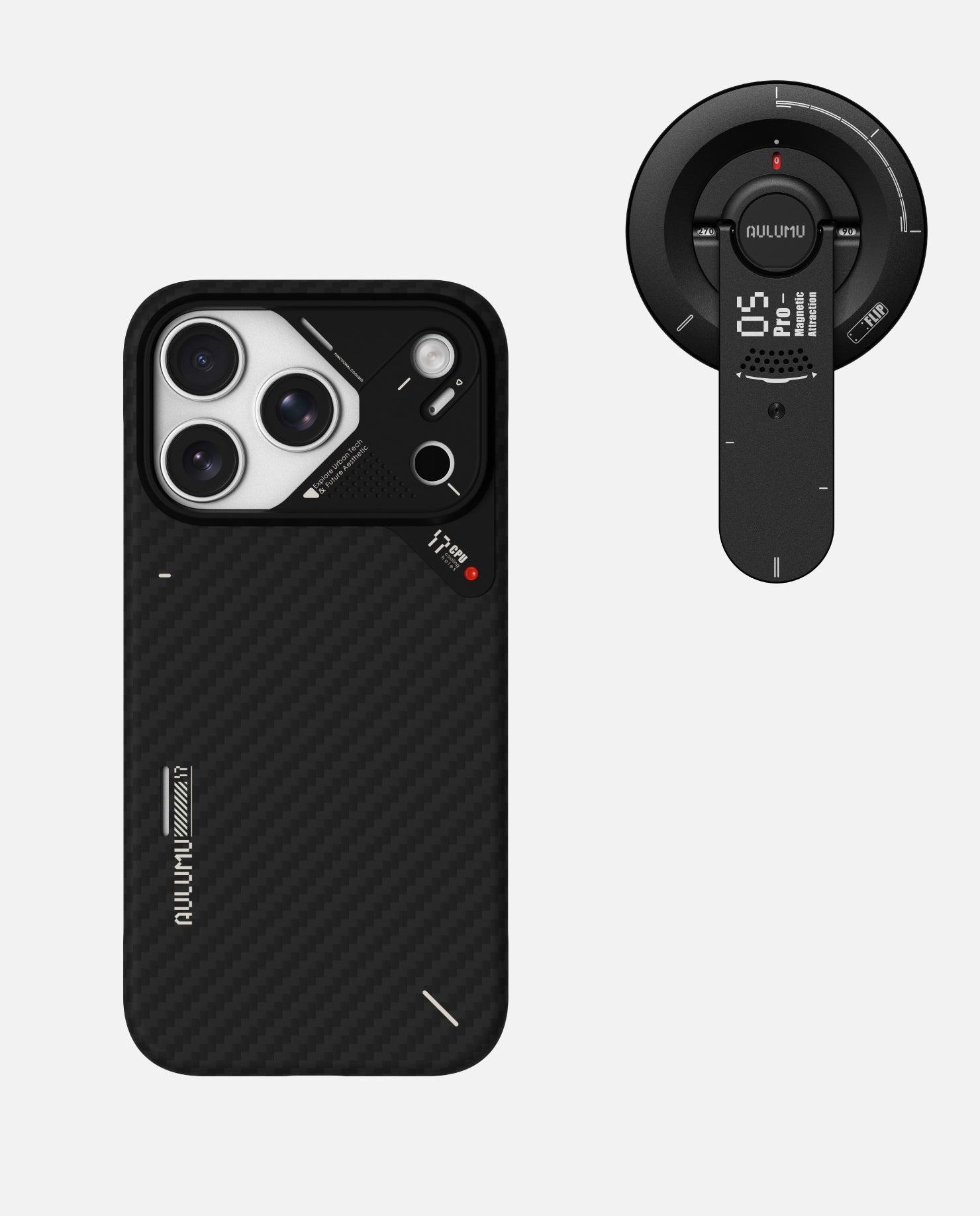 A17 iPhone 17 Proシリーズ対応 アラミド繊維スマホケース & G05 Pro 多機能マグネットスタンド
