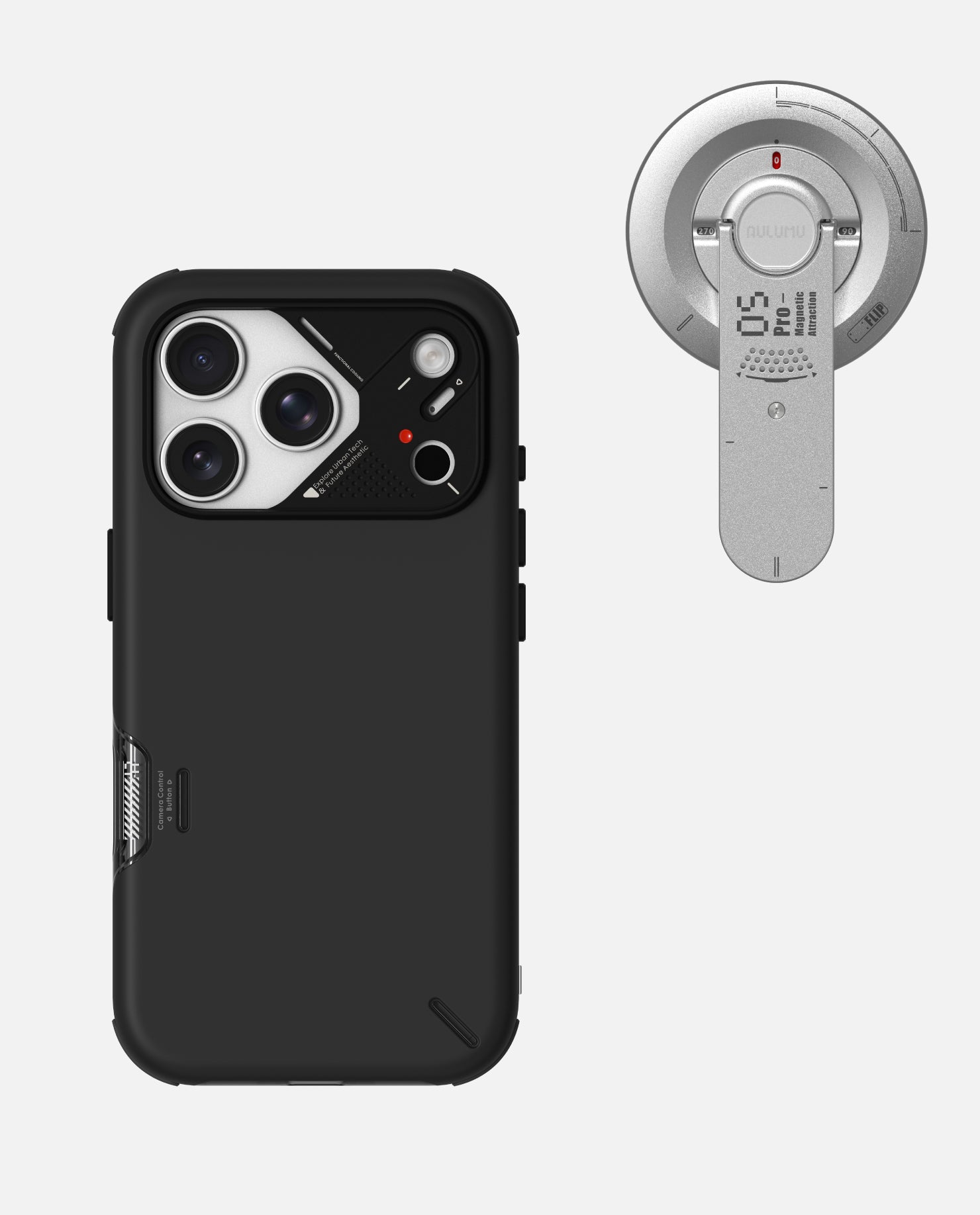 A17 iPhone 17 Pro / Pro Max用 耐衝撃ケース & G05 Pro 多機能マグネットスタンド