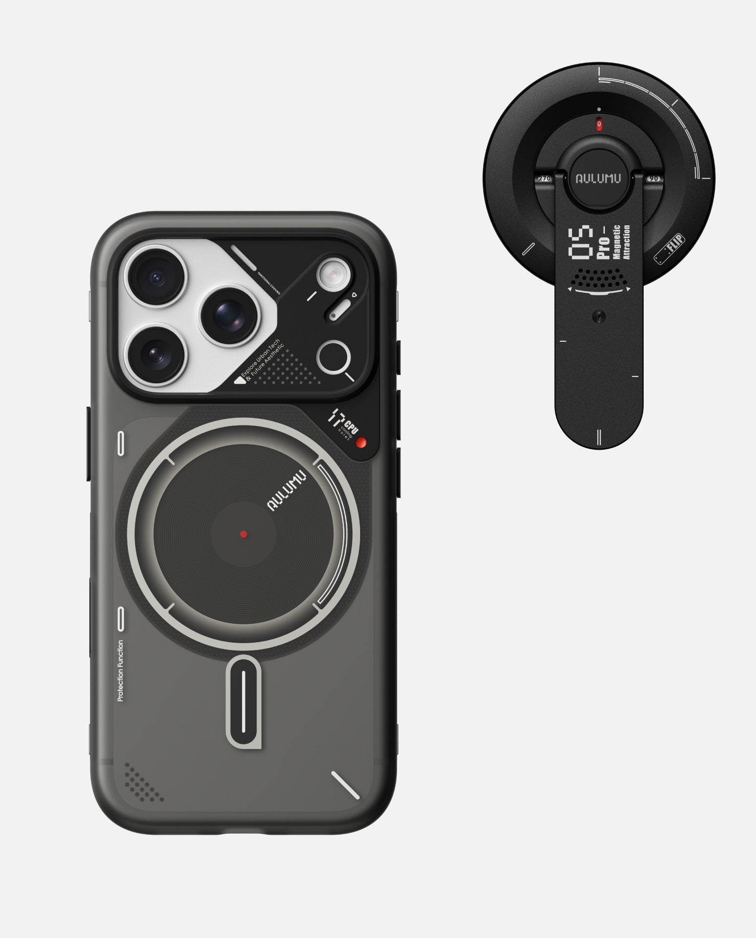 A17 iPhone 17シリーズ対応 スマホケース|磨き砂 & G05 Pro 多機能マグネットスタンド