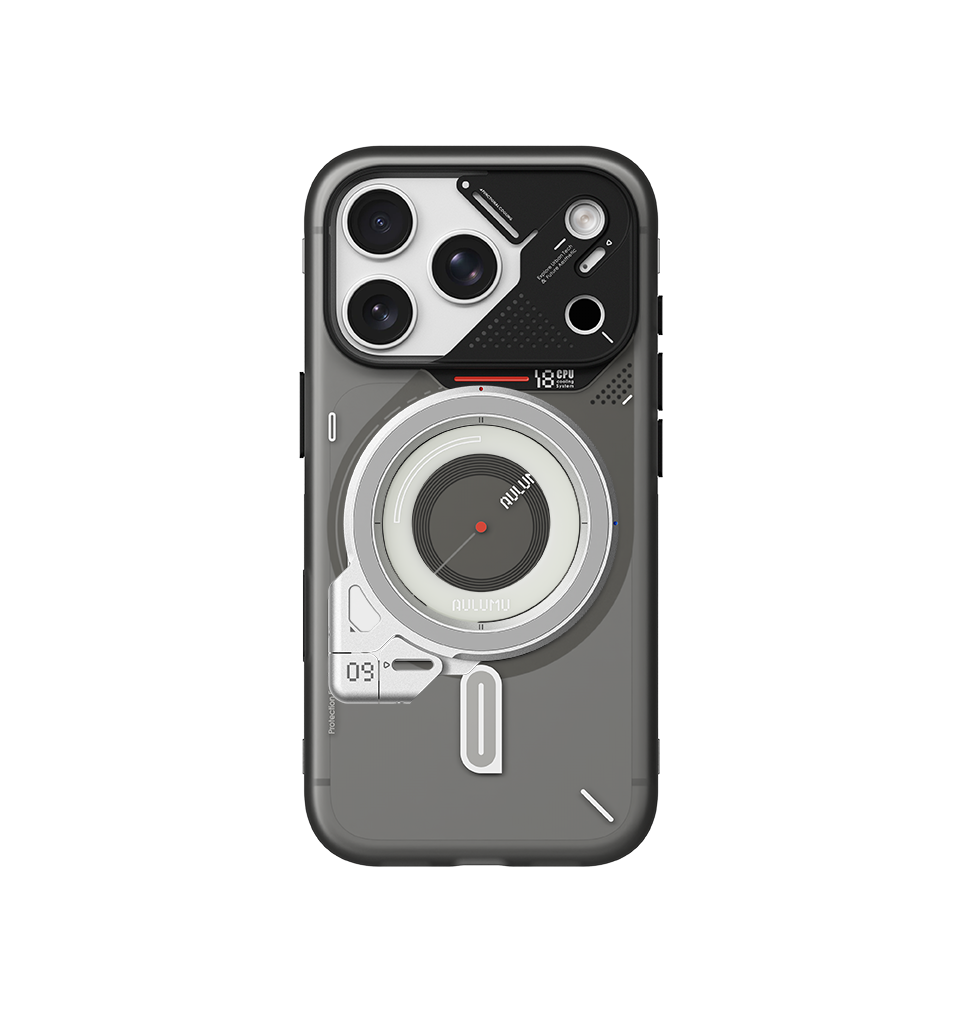 A18 iPhone 18/17 Proシリーズ対応 フロステッドケース & G09 360度回転式 スマホリング スタンド