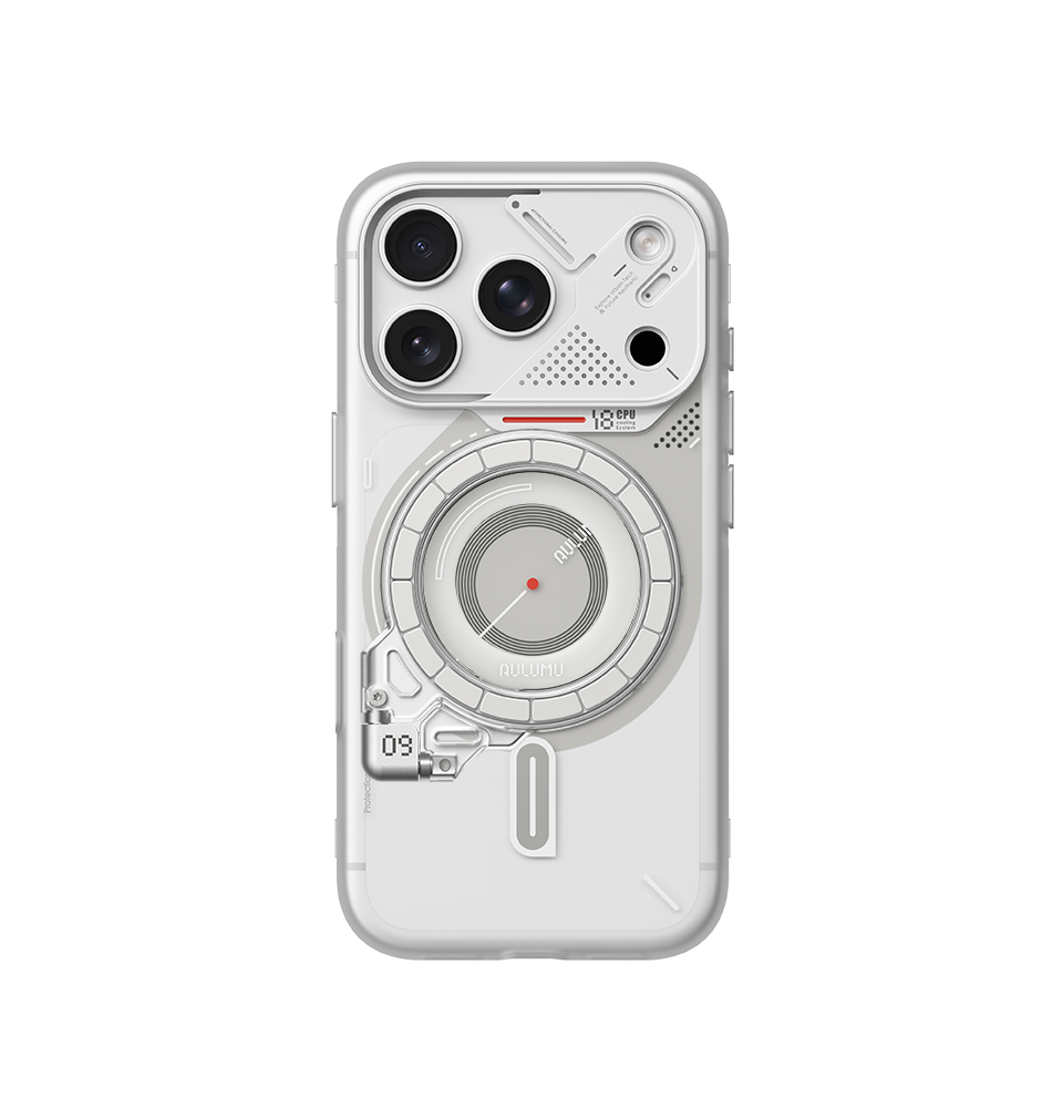 A18 iPhone 18/17 Proシリーズ対応 フロステッドケース & G09 Ghost 360度回転式 スマホリング スタンド