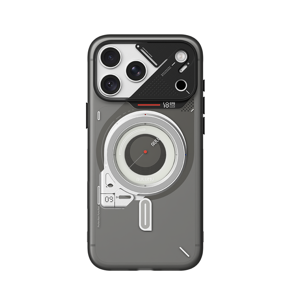 A18 iPhone 18/17 Proシリーズ対応 フロステッドケース & G09 360度回転式 スマホリング スタンド