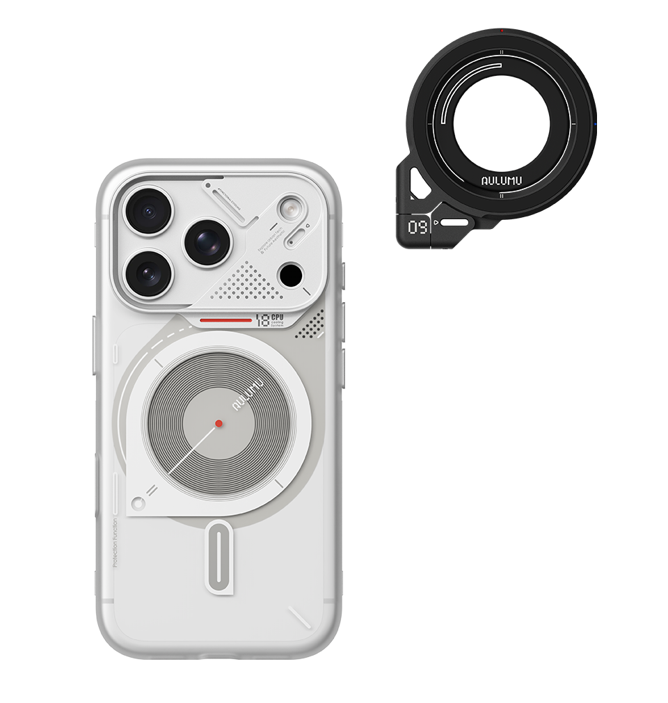A18 iPhone 18/17 Proシリーズ対応 フロステッドケース & G09 360度回転式 スマホリング スタンド