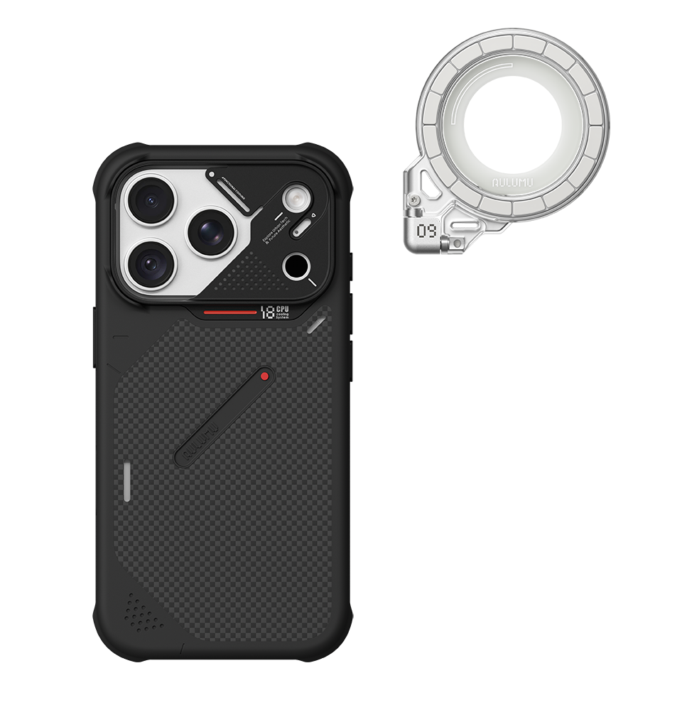 A18 iPhone 18/17 Proシリーズ対応 耐衝撃アラミド繊維スマホケース & G09 360度回転式 スマホリング スタンド