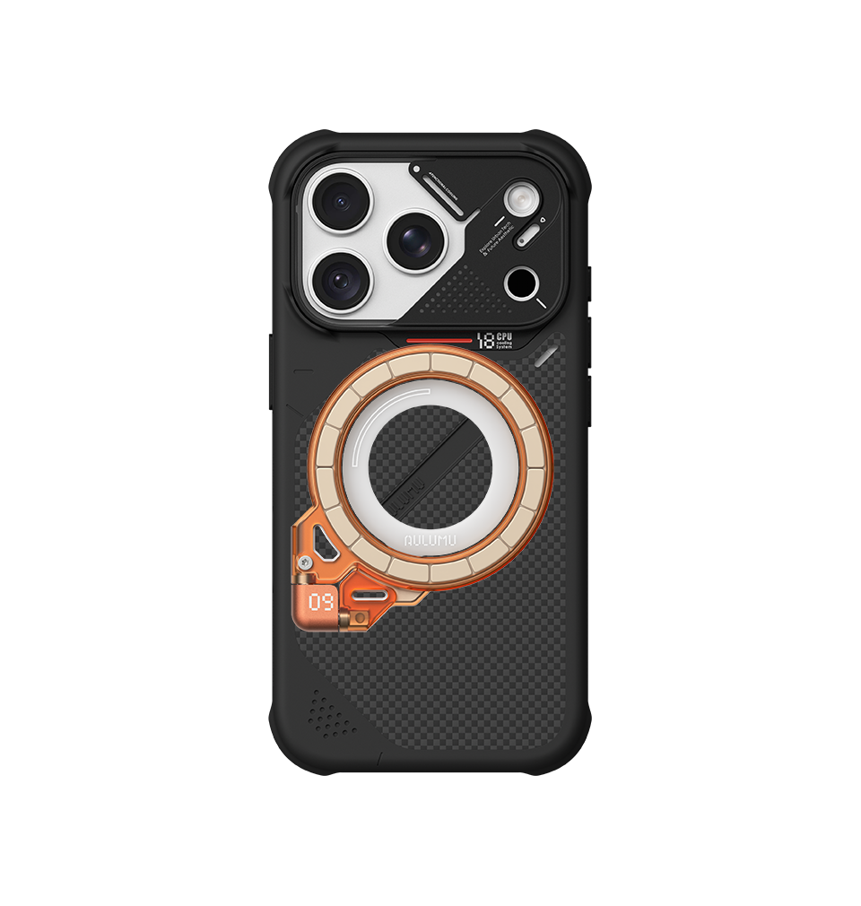 A18 iPhone 18/17 Proシリーズ対応 耐衝撃アラミド繊維スマホケース & G09 360度回転式 スマホリング スタンド