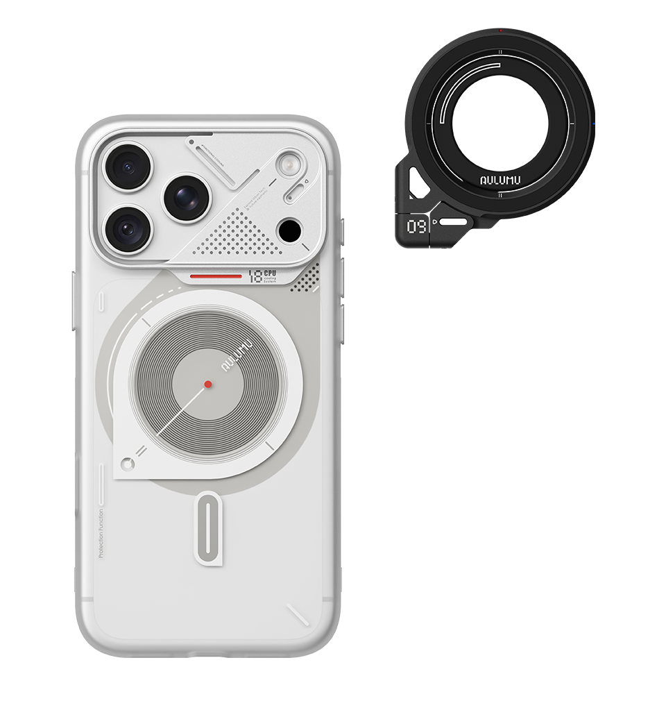 A18 iPhone 18/17 Proシリーズ対応 フロステッドケース & G09 360度回転式 スマホリング スタンド