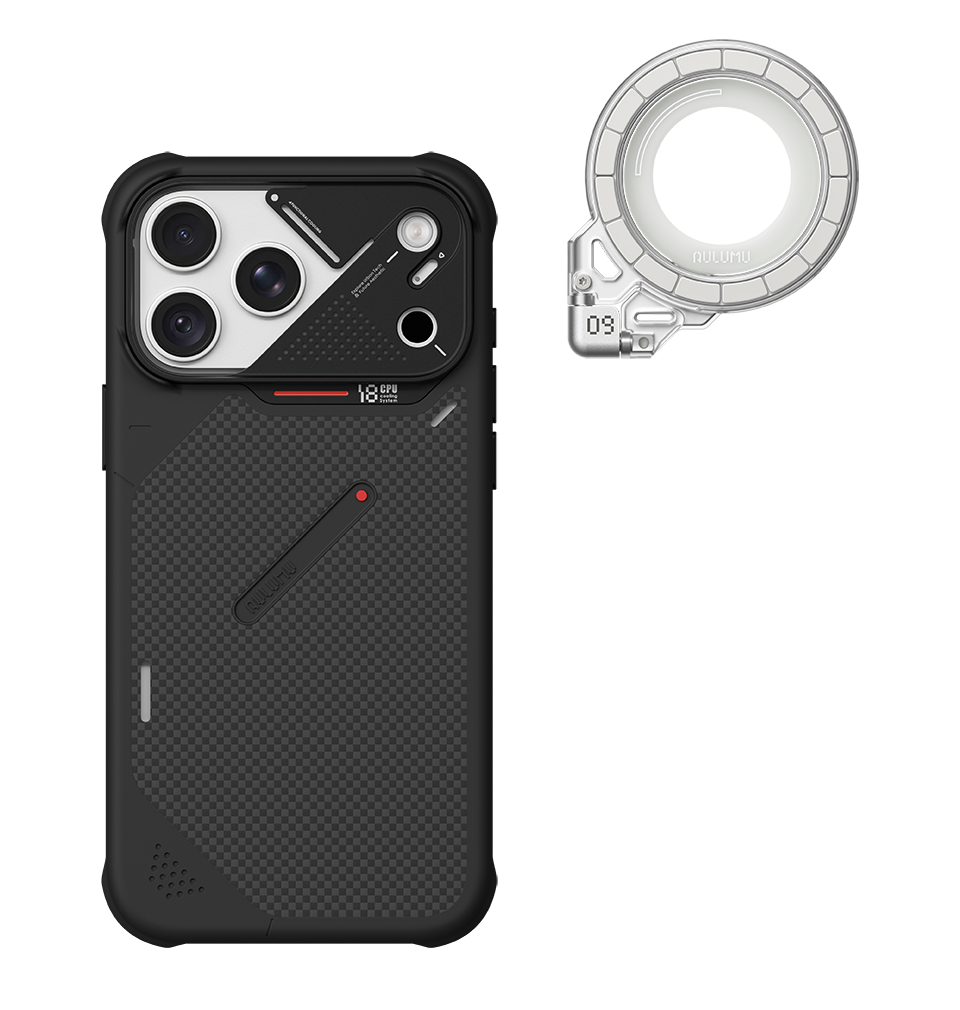 A18 iPhone 18/17 Proシリーズ対応 耐衝撃アラミド繊維スマホケース & G09 360度回転式 スマホリング スタンド