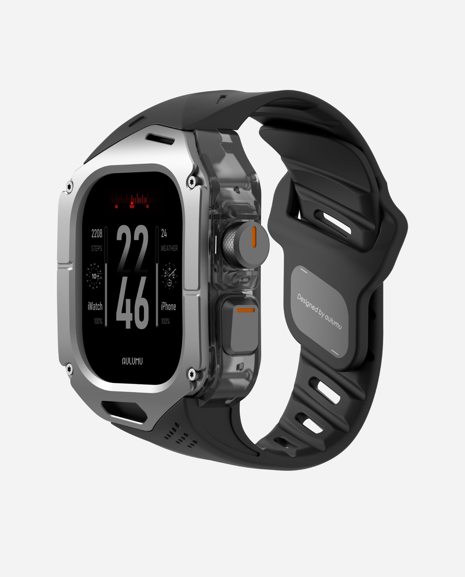 A01 Apple Watch Ultra 用 保護ケース／バンド |チタンケース | FKM バンド