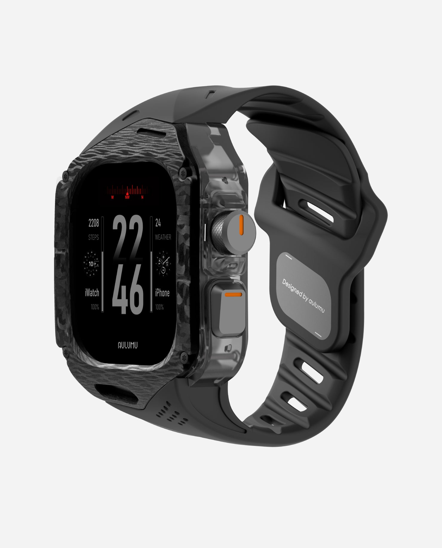 A01 Apple Watch Ultra 用 保護ケース／バンド |チタンケース | FKM バンド