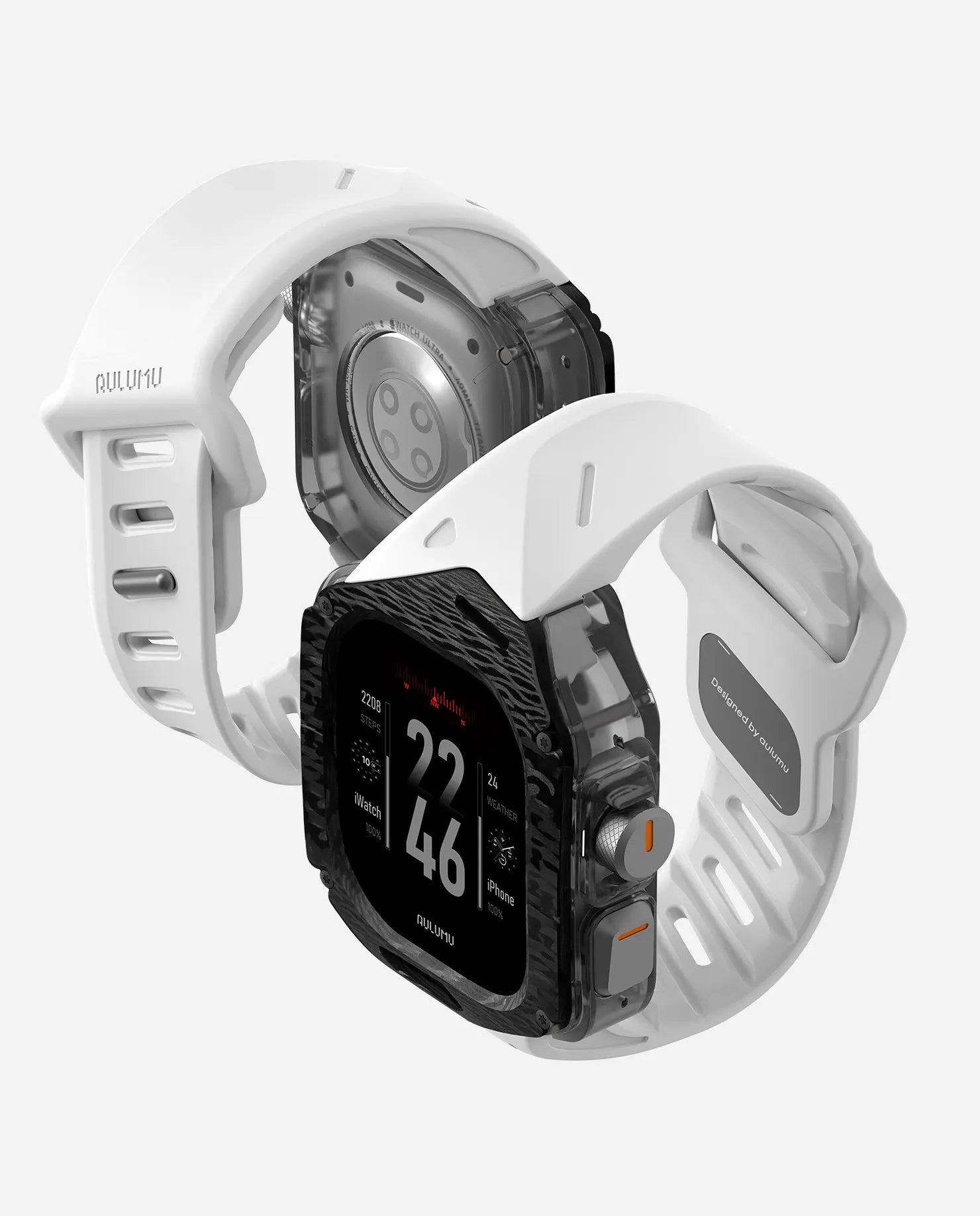 A01 Apple Watch Ultra 用 保護ケース／バンド |カーボンケース | FKM バンド