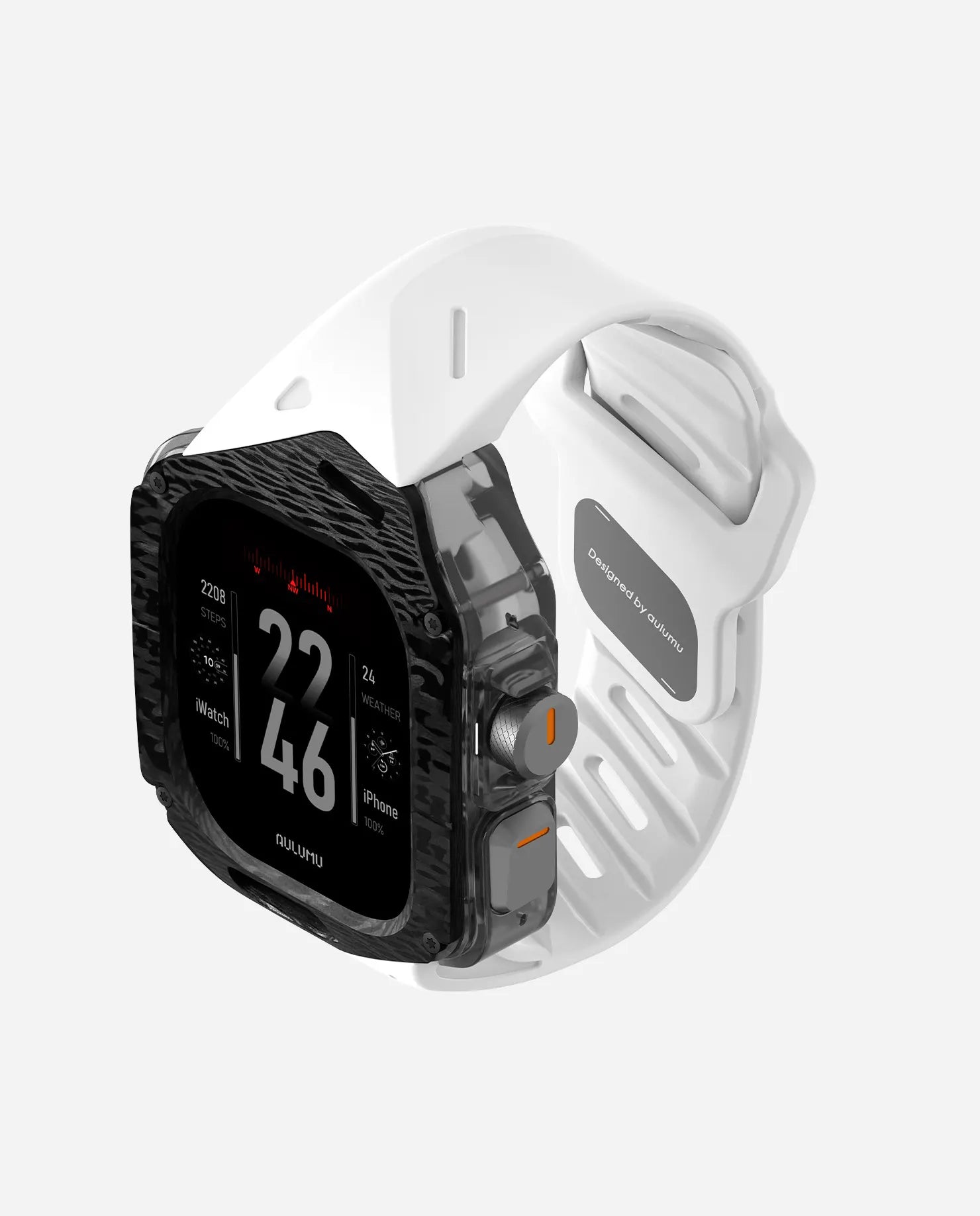A01 Apple Watch Ultra 用 保護ケース／バンド |カーボンケース | FKM バンド