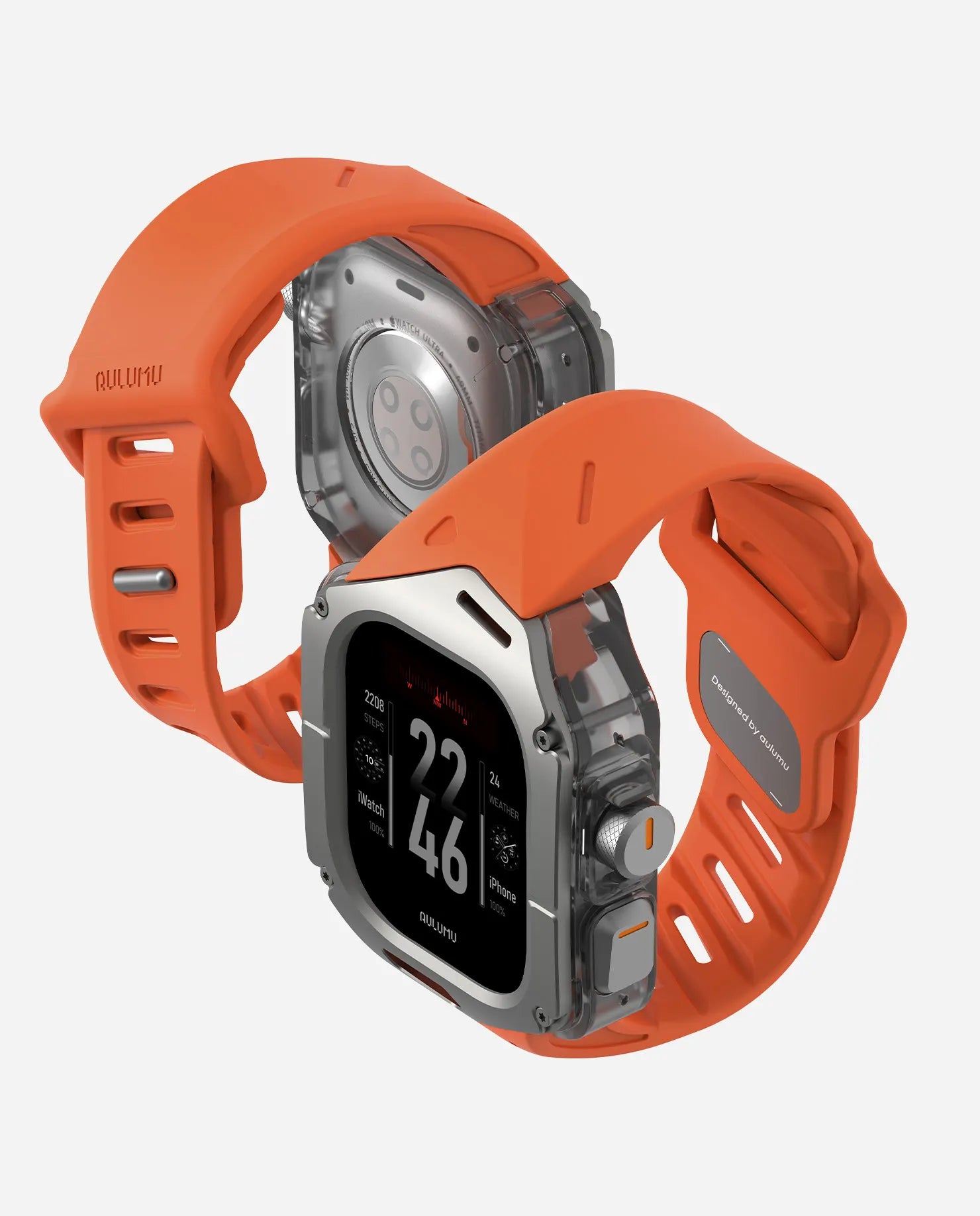 A01 Apple Watch Ultra 用 保護ケース／バンド |チタンケース | FKM バンド