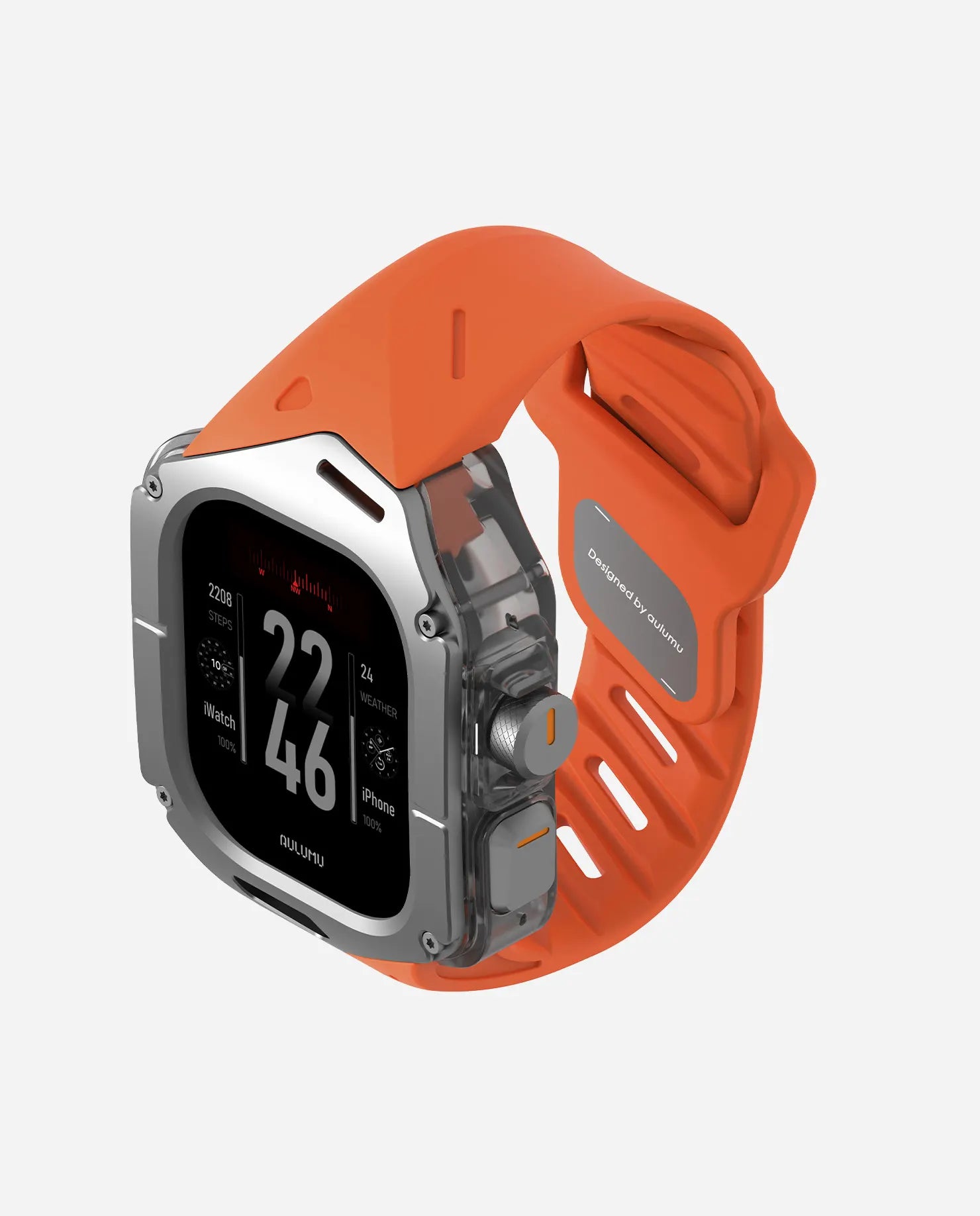 A01 Apple Watch Ultra 用 保護ケース／バンド |チタンケース | FKM バンド