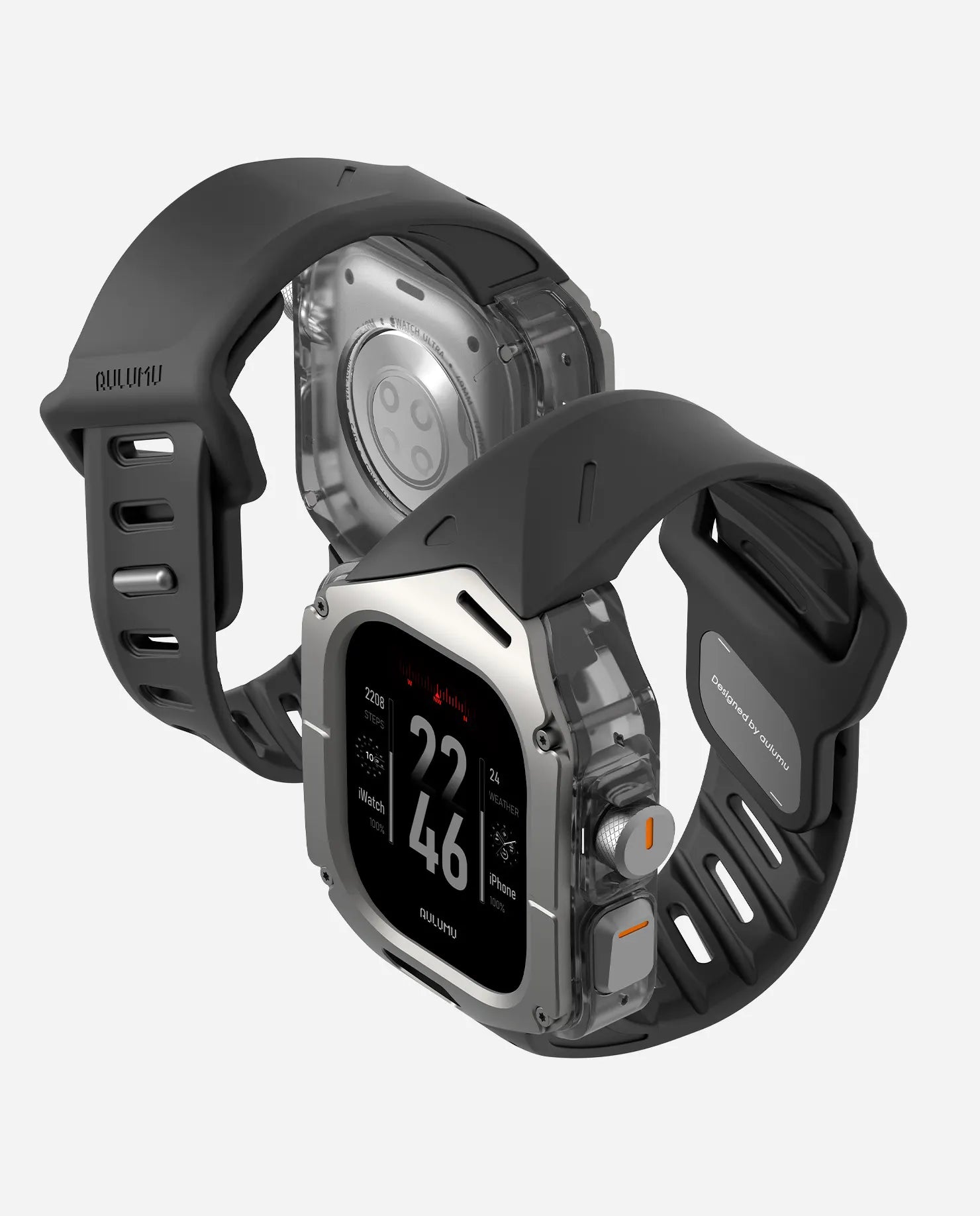 A01 Apple Watch Ultra 用 保護ケース／バンド |チタンケース | FKM バンド