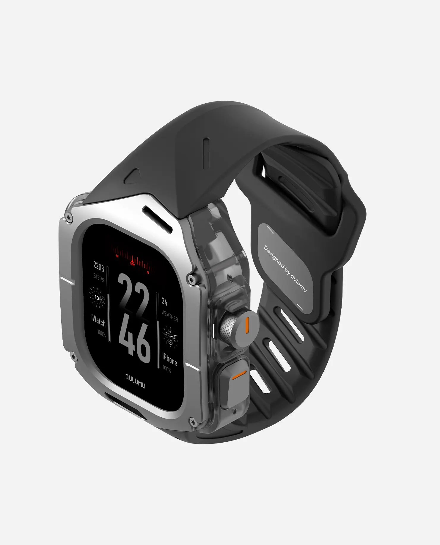 A01 Apple Watch Ultra 用 保護ケース／バンド |チタンケース | FKM バンド