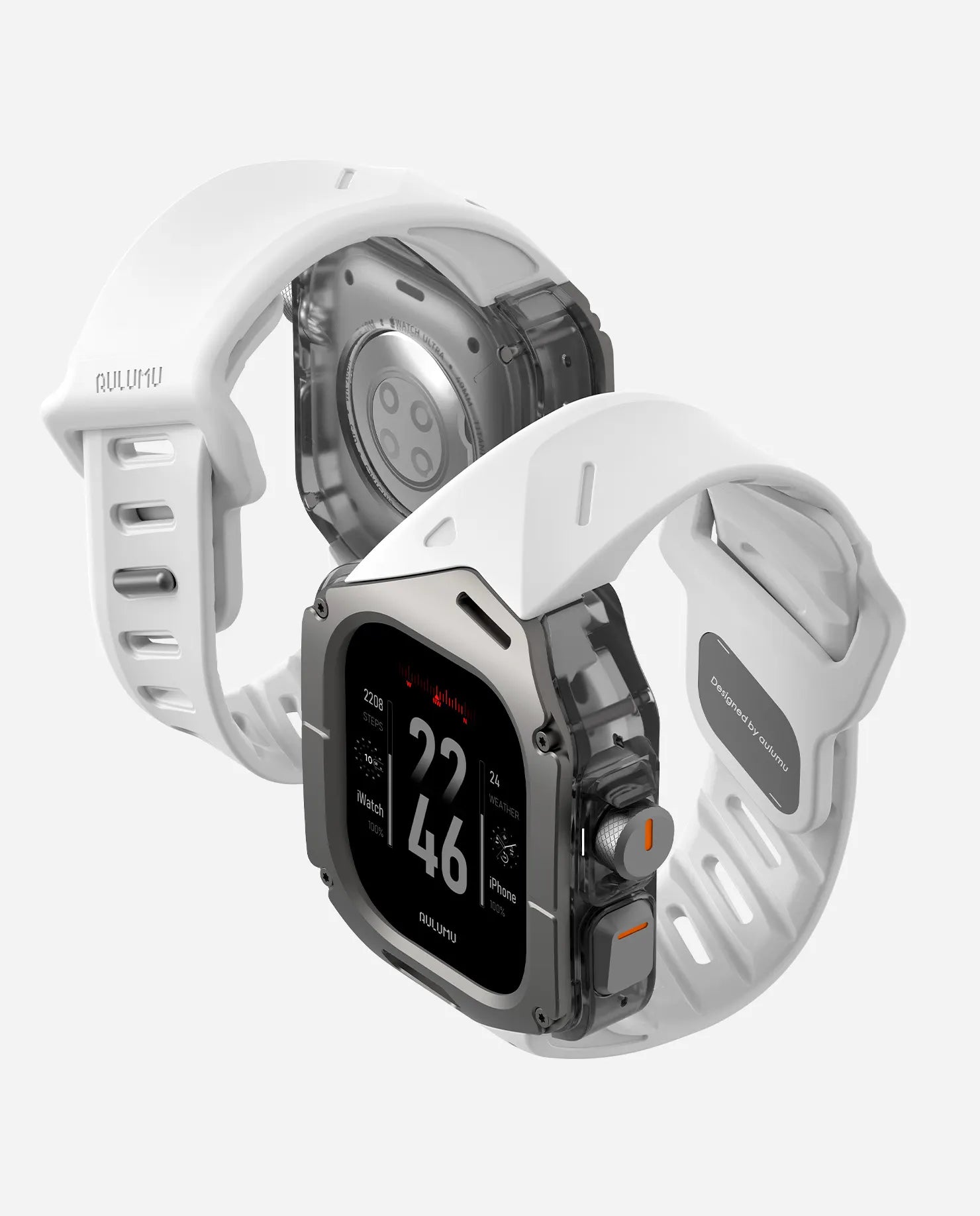 A01 Apple Watch Ultra 用 保護ケース／バンド |チタンケース | FKM バンド