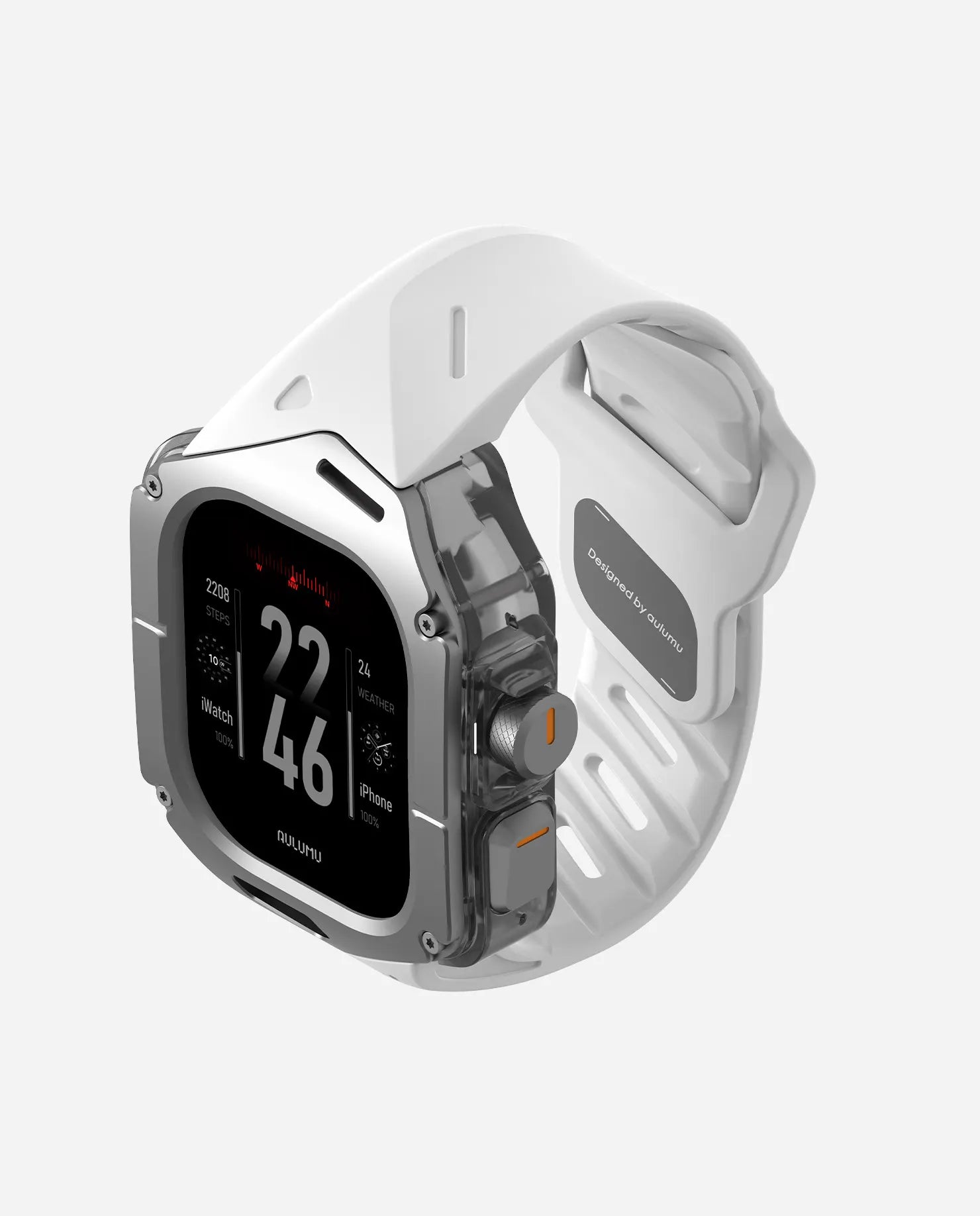 A01 Apple Watch Ultra 用 保護ケース／バンド |チタンケース | FKM バンド