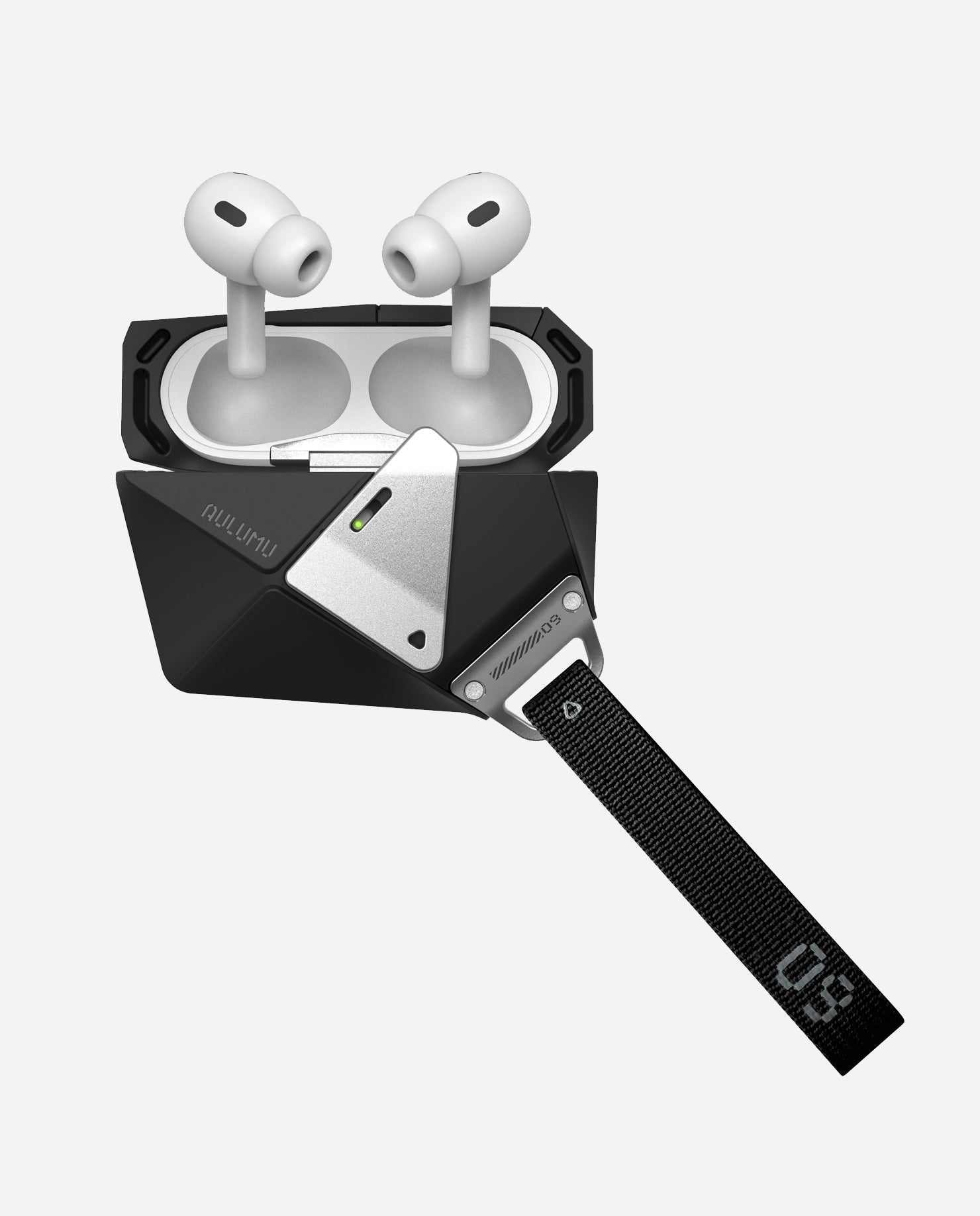 A09 Airpods Pro 1/2 対応 保護ケース|ロック＆ストラップ