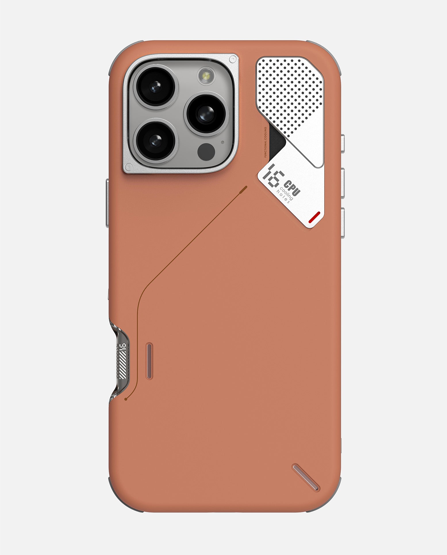 iPhone 16 Proシリーズ用A16スリムショックプルーフケース | 実際の冷却機能 | MagSafe