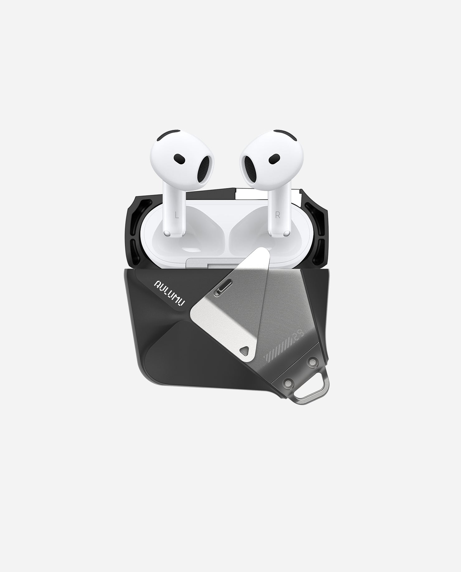 A29 Airpods 4対応 保護ケース ロック＆ストラップ付き
