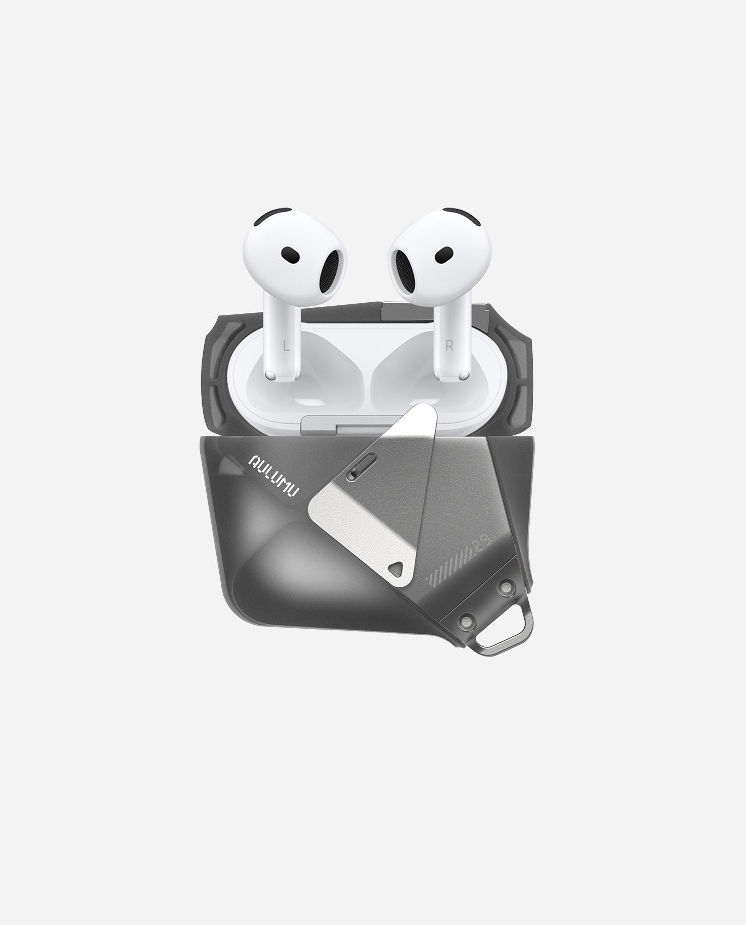 A29 Airpods 4対応 保護ケース ロック＆ストラップ付き