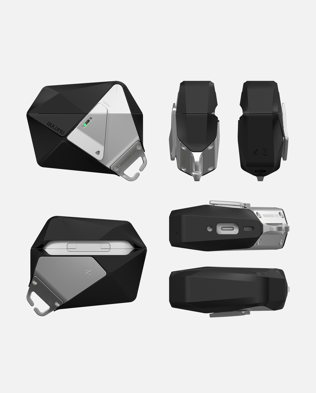 A39 AirPods Pro 3対応 保護ケース ロック＆ストラップ付き