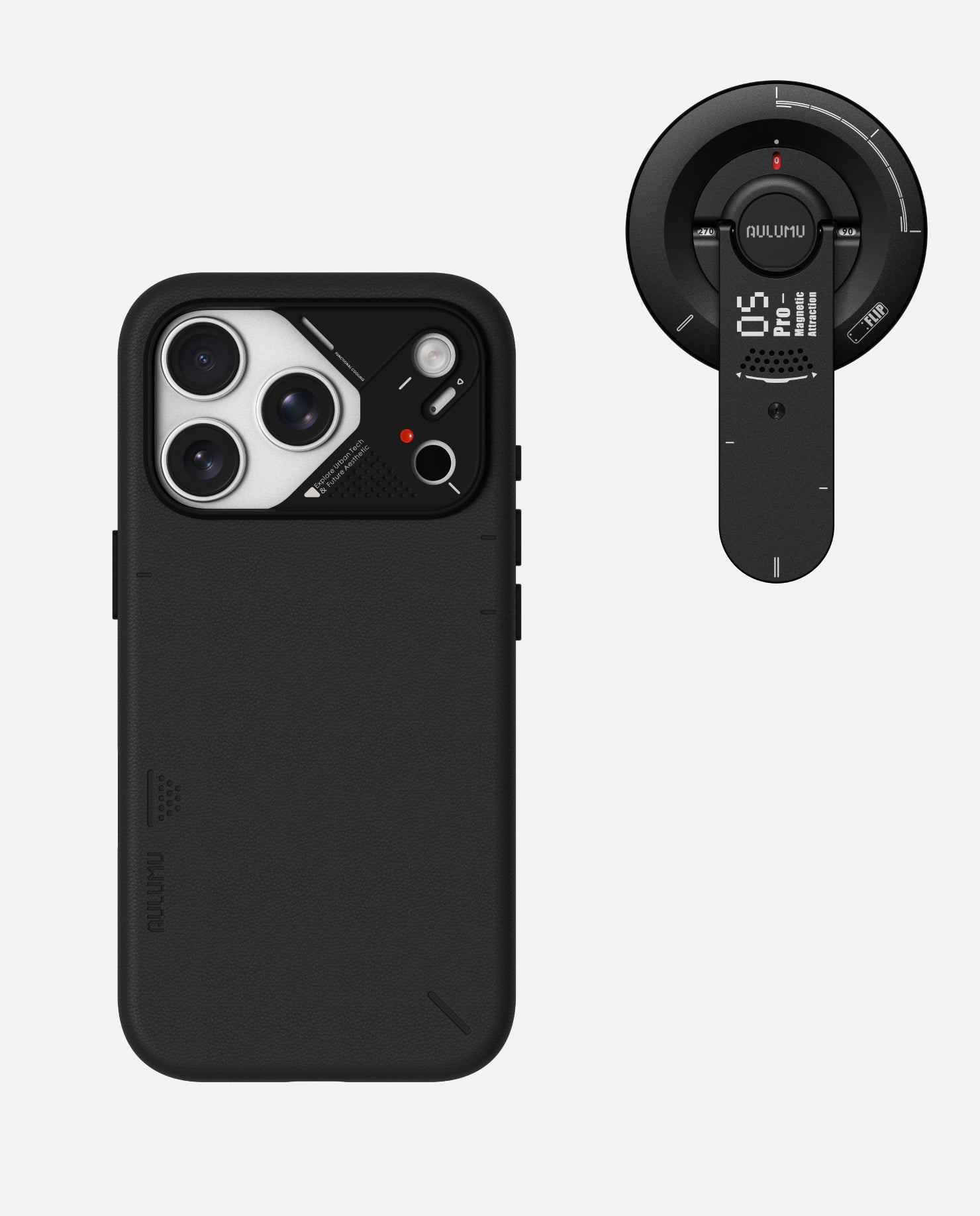 A17 iPhone 17 Proシリーズ対応 スマホケース|レザー|MagSafe対応 & G05 Pro 多機能マグネットスタンド