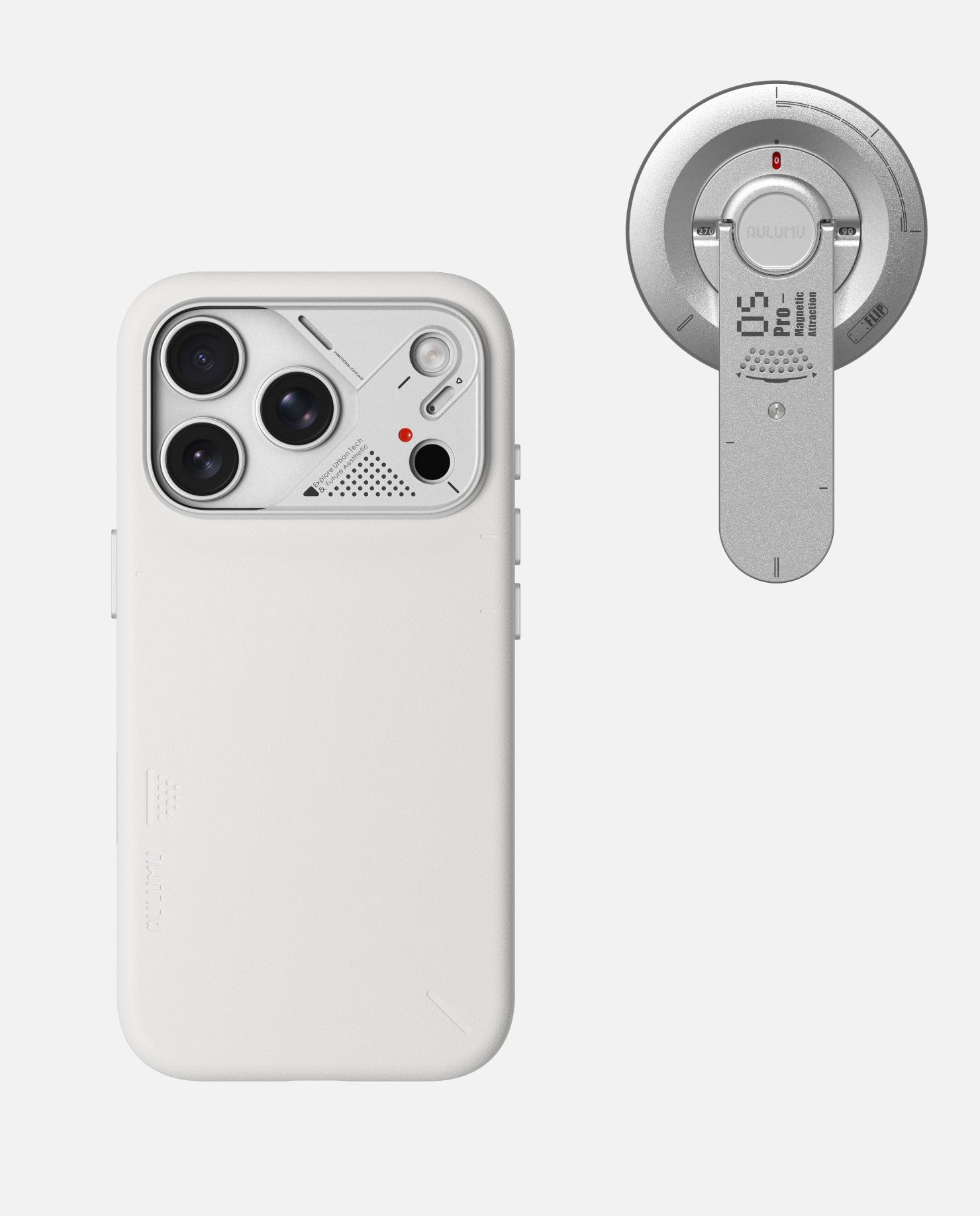 A17 iPhone 17 Proシリーズ対応 スマホケース|レザー|MagSafe対応 & G05 Pro 多機能マグネットスタンド