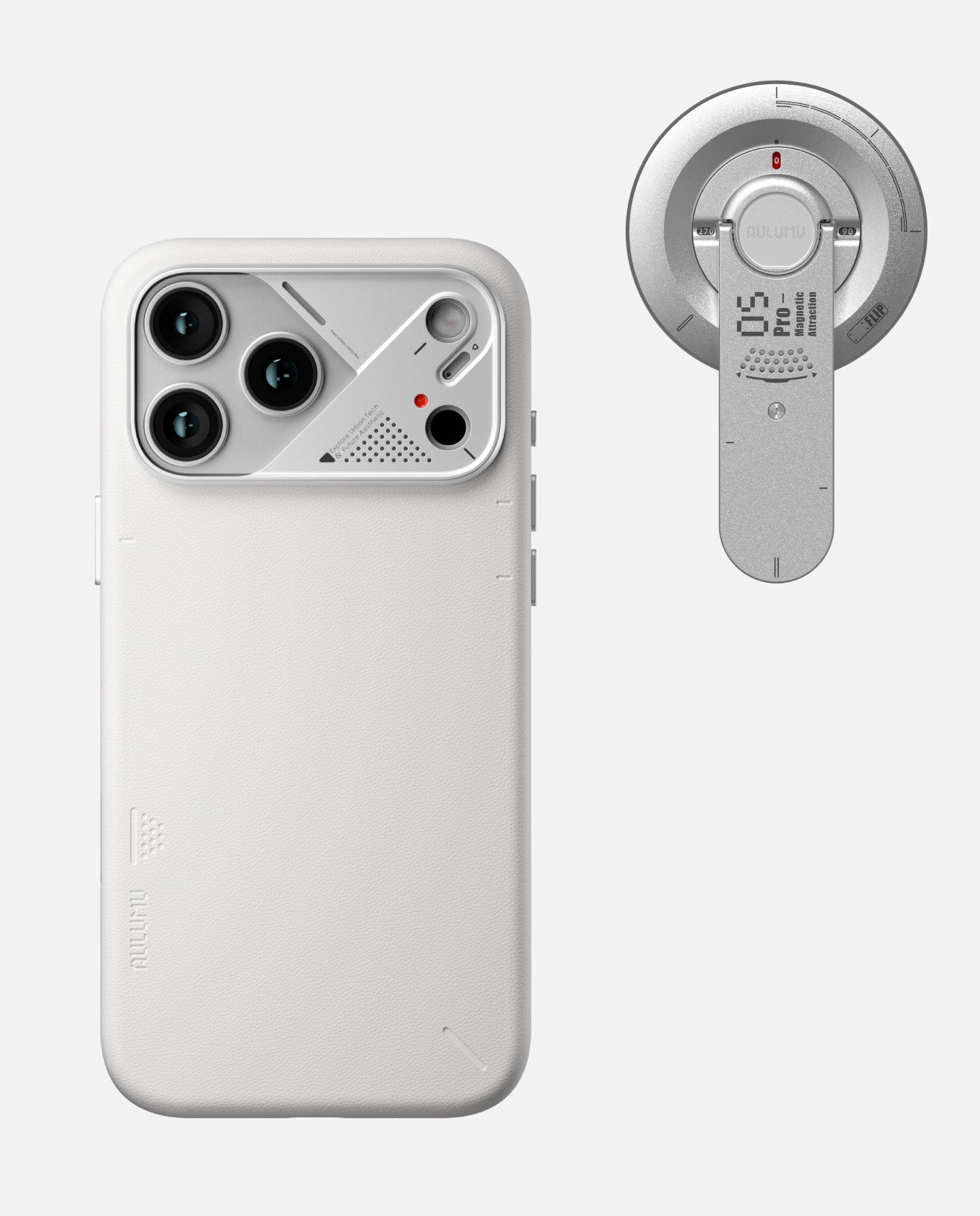 A17 iPhone 17 Proシリーズ対応 スマホケース|レザー|MagSafe対応 & G05 Pro 多機能マグネットスタンド