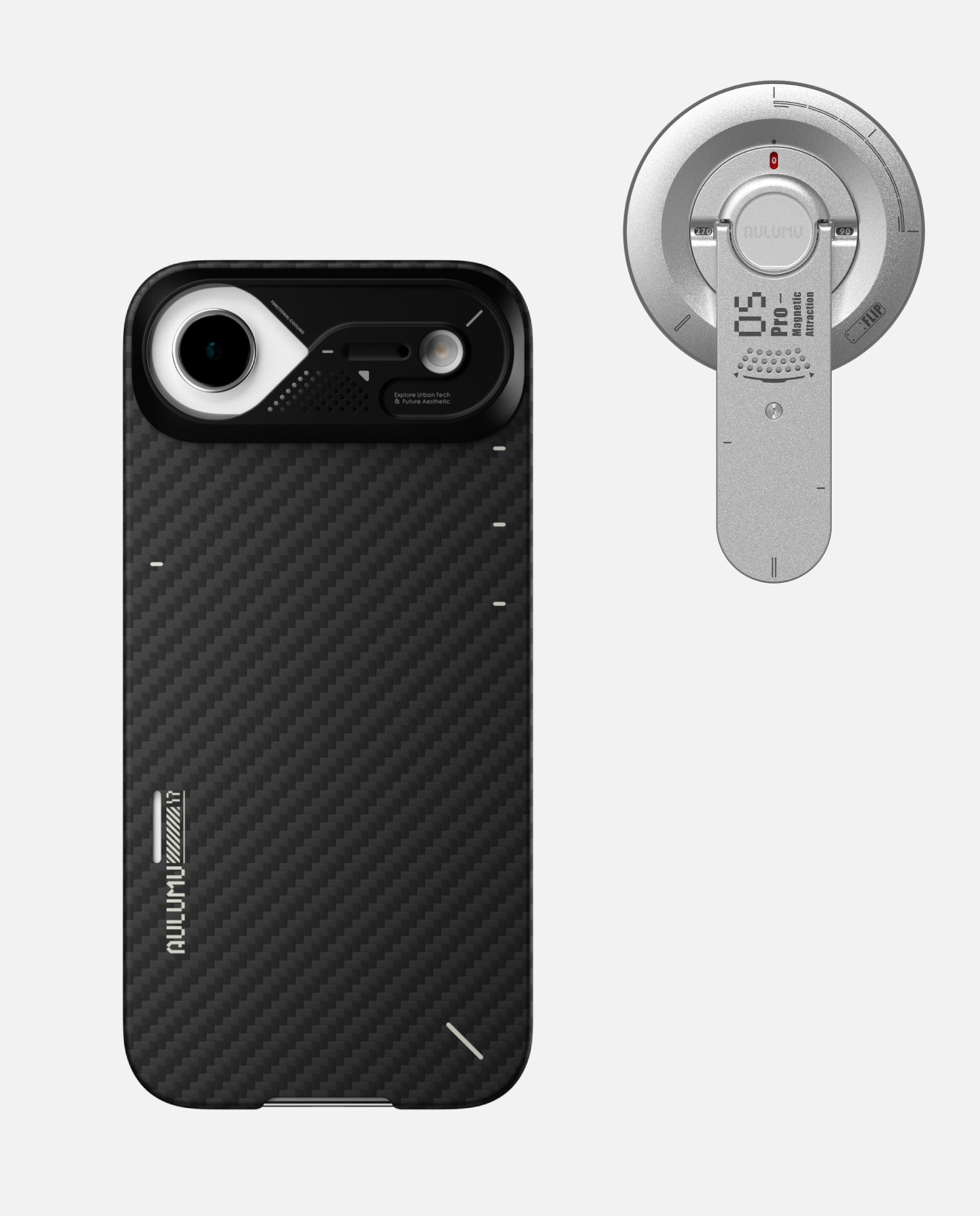 A17 iPhone 17 Proシリーズ対応 アラミド繊維スマホケース & G05 Pro 多機能マグネットスタンド