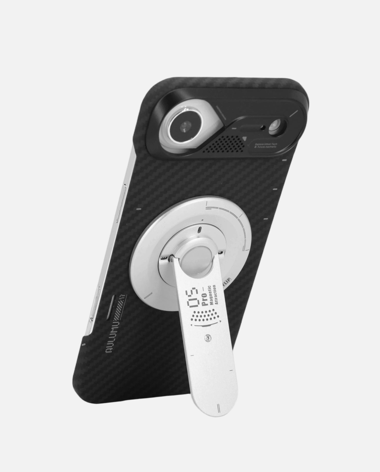 A17 iPhone 17 Proシリーズ対応 アラミド繊維スマホケース & G05 Pro 多機能マグネットスタンド