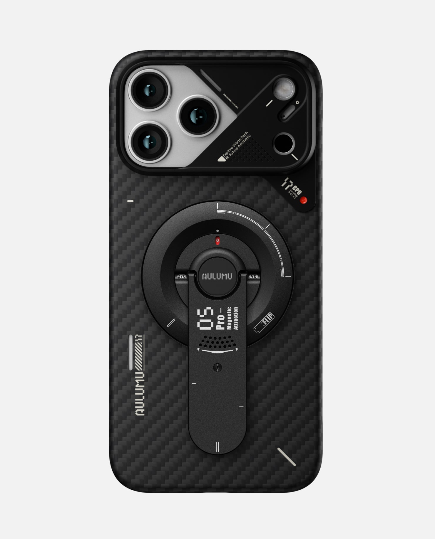 A17 iPhone 17 Proシリーズ対応 アラミド繊維スマホケース & G05 Pro 多機能マグネットスタンド
