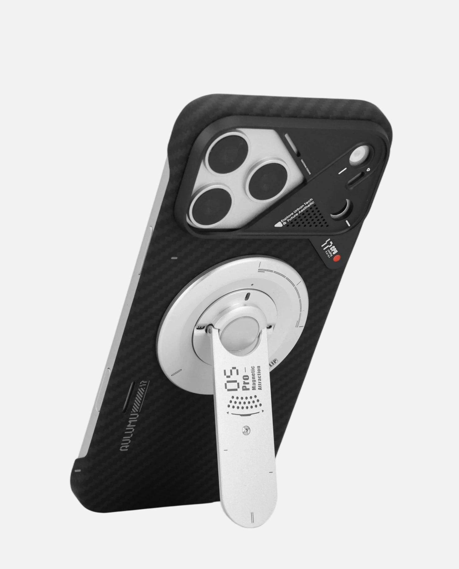 A17 iPhone 17 Proシリーズ対応 アラミド繊維スマホケース & G05 Pro 多機能マグネットスタンド