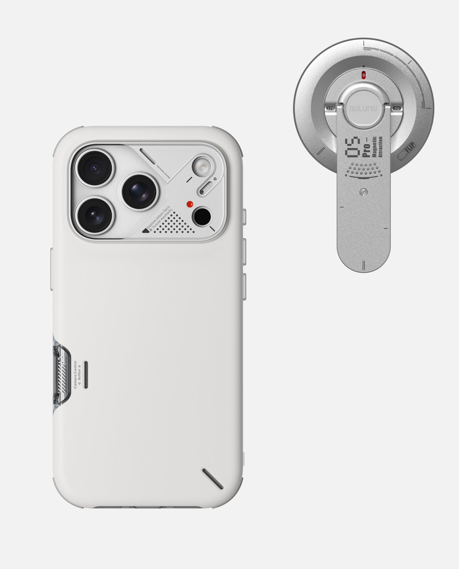A17 iPhone 17 Pro / Pro Max用 耐衝撃ケース & G05 Pro 多機能マグネットスタンド