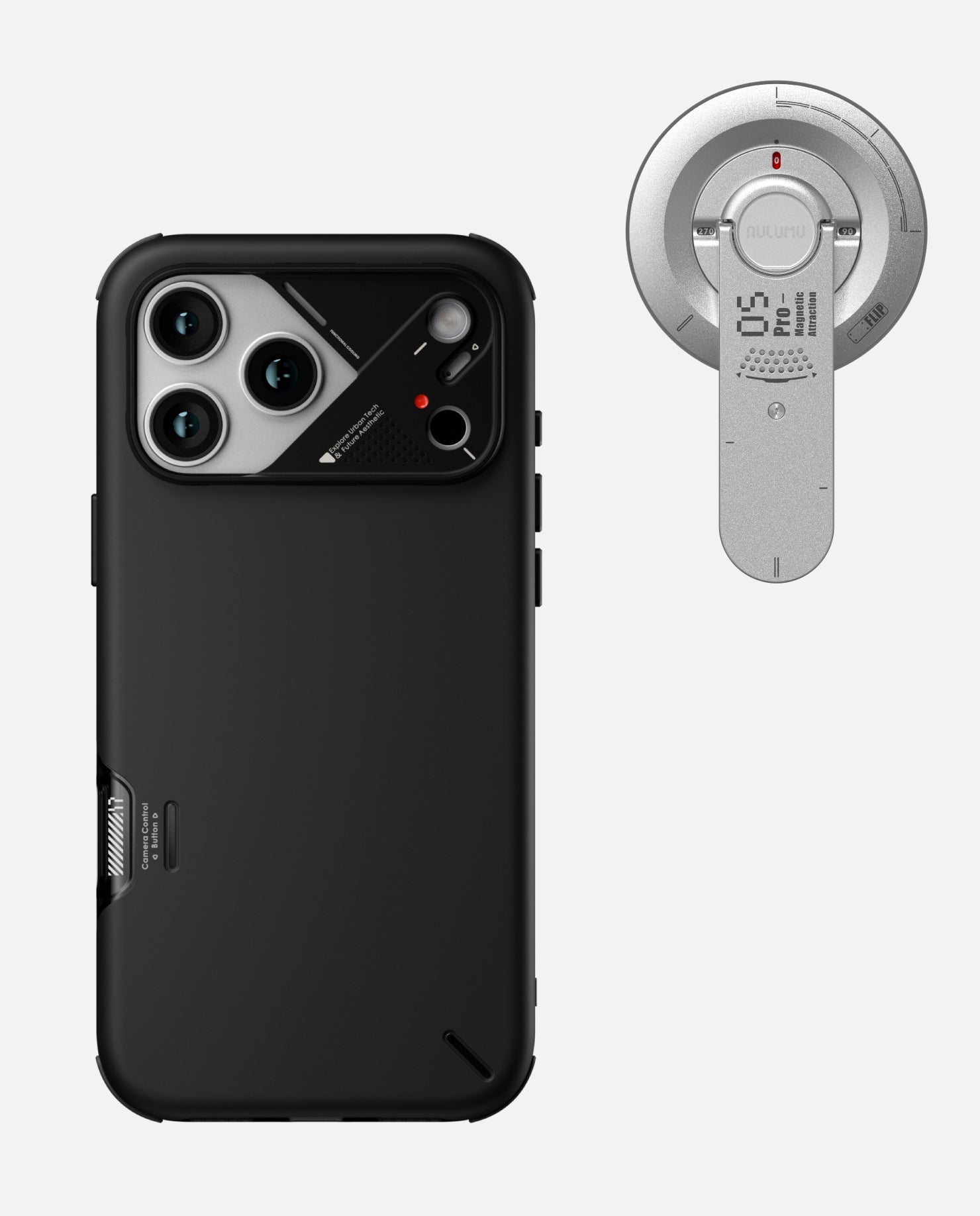A17 iPhone 17 Pro / Pro Max用 耐衝撃ケース & G05 Pro 多機能マグネットスタンド
