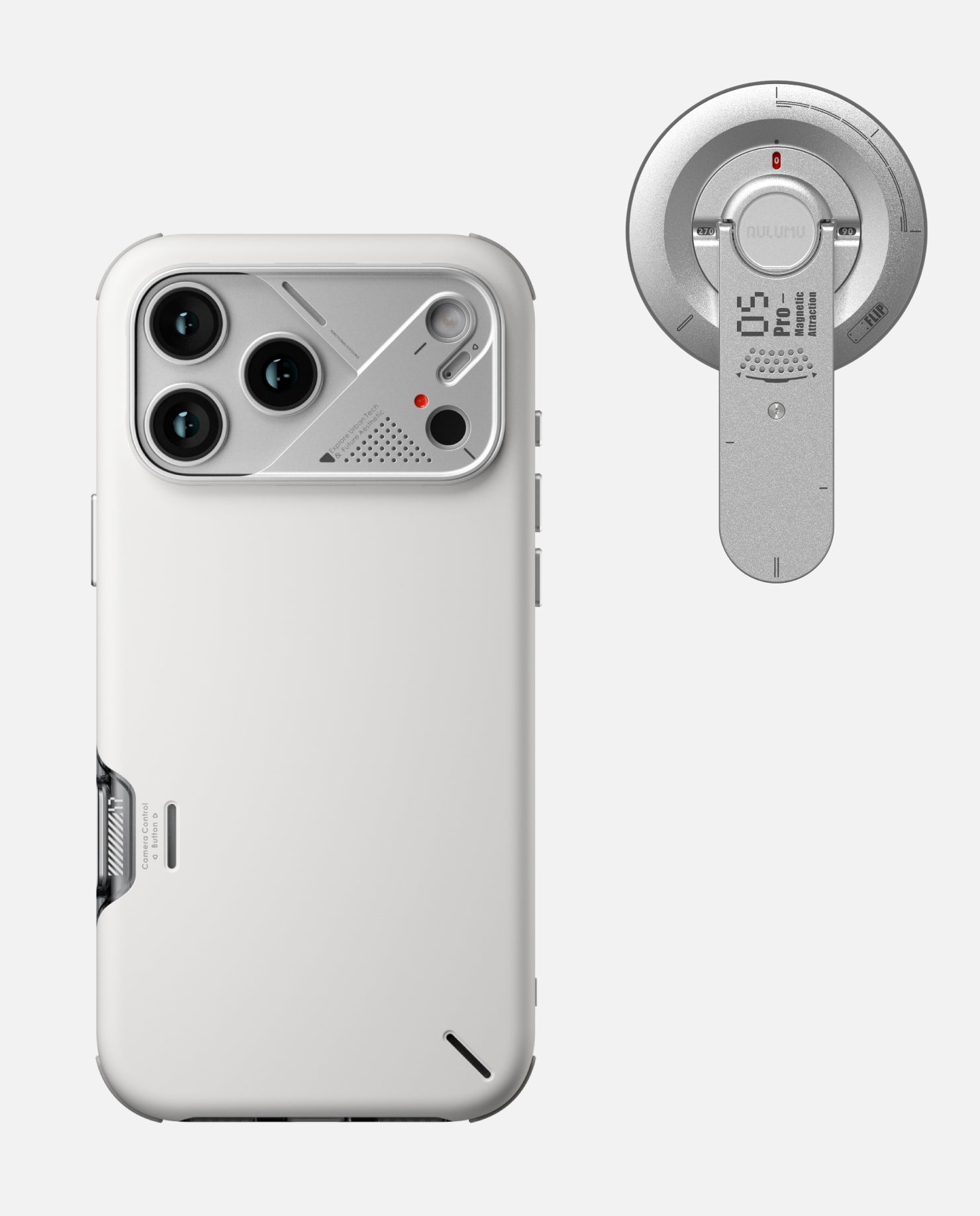 A17 iPhone 17 Pro / Pro Max用 耐衝撃ケース & G05 Pro 多機能マグネットスタンド