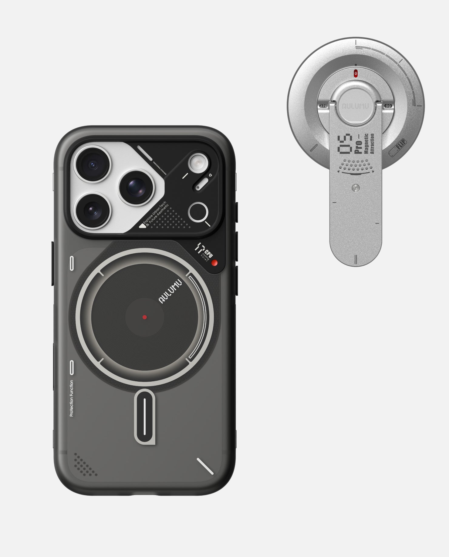 A17 iPhone 17シリーズ対応 スマホケース|磨き砂 & G05 Pro 多機能マグネットスタンド