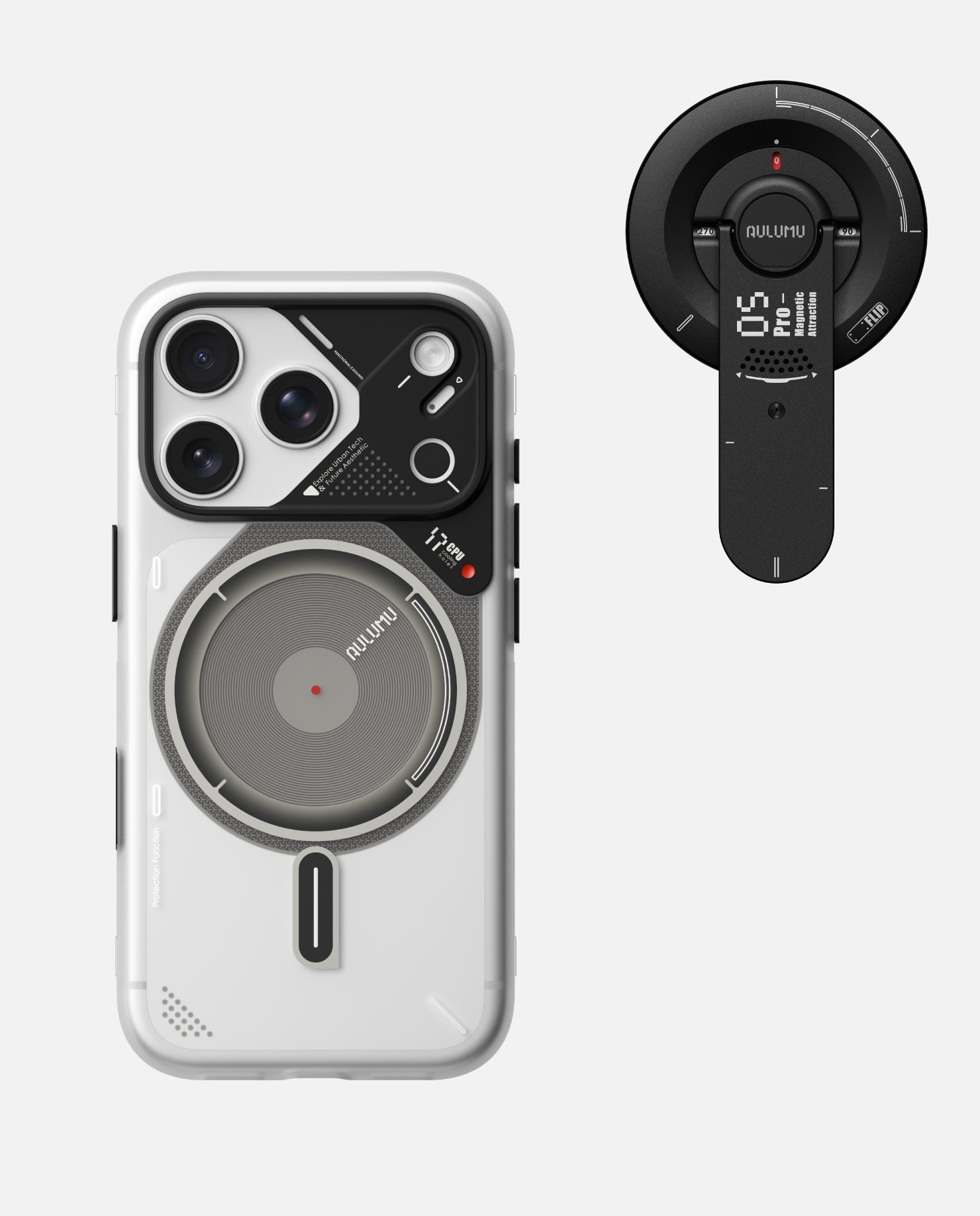 A17 iPhone 17シリーズ対応 スマホケース|磨き砂 & G05 Pro 多機能マグネットスタンド