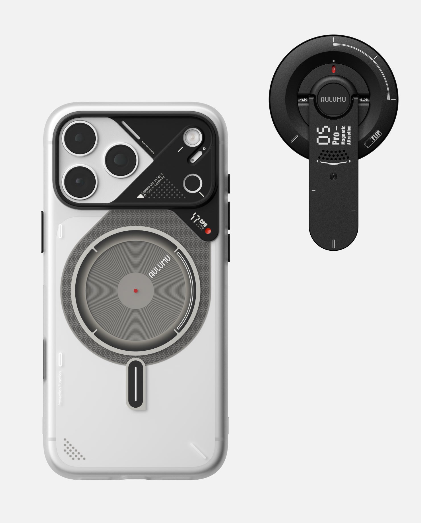 A17 iPhone 17シリーズ対応 スマホケース|磨き砂 & G05 Pro 多機能マグネットスタンド