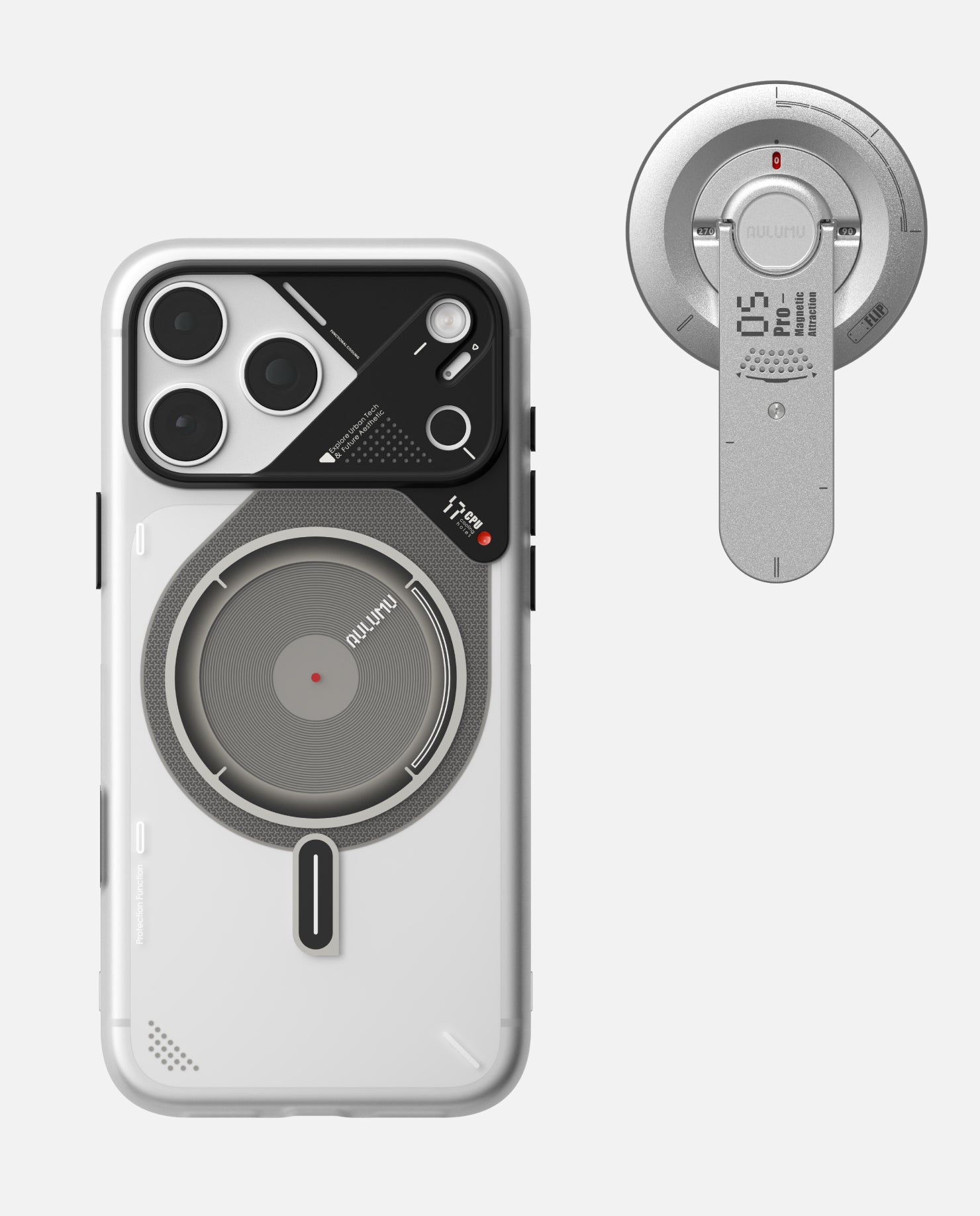 A17 iPhone 17シリーズ対応 スマホケース|磨き砂 & G05 Pro 多機能マグネットスタンド