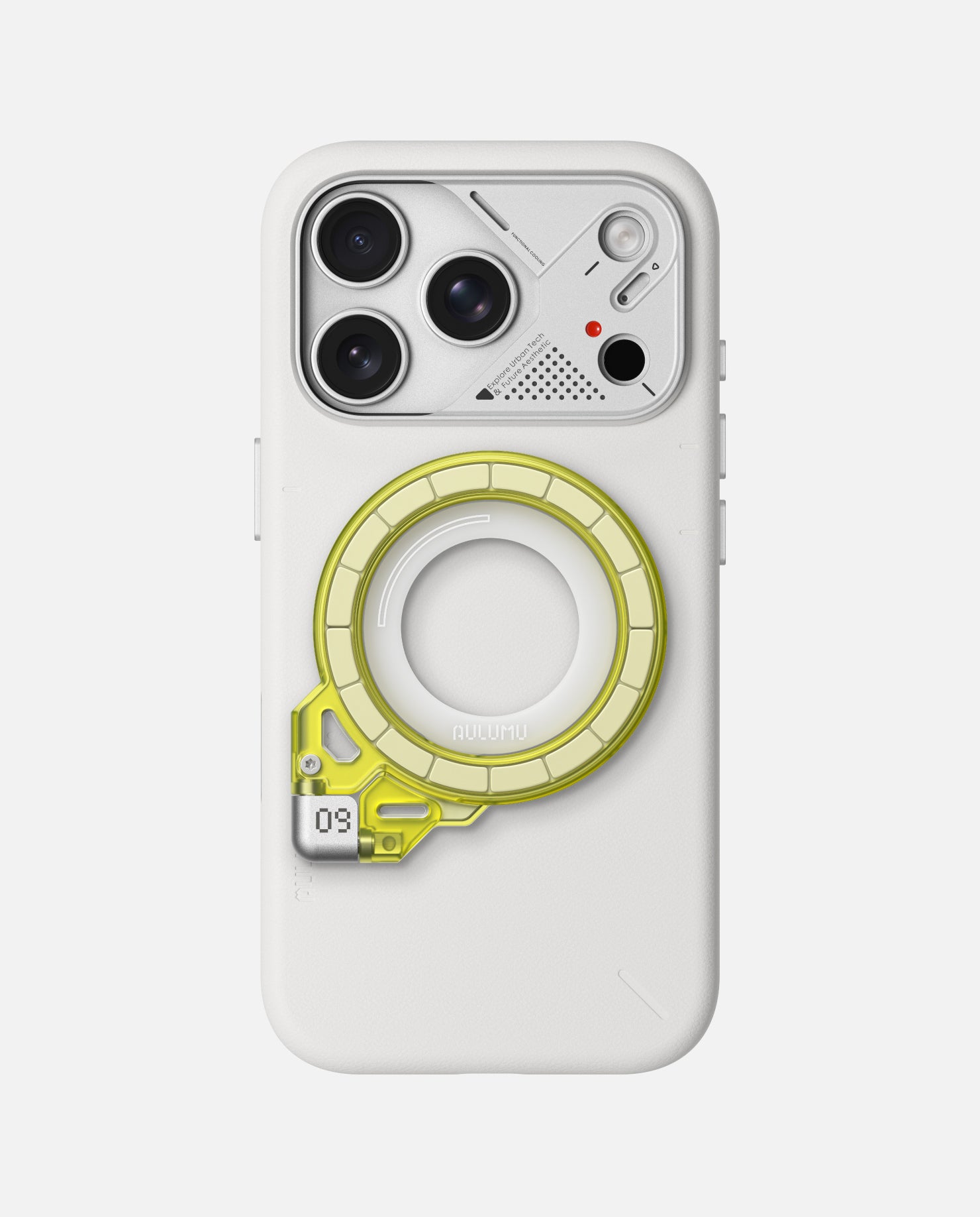 A17 iPhone 17 Proシリーズ対応 スマホケース|レザー & G09 Ghost 360度回転式 スマホリング スタンド