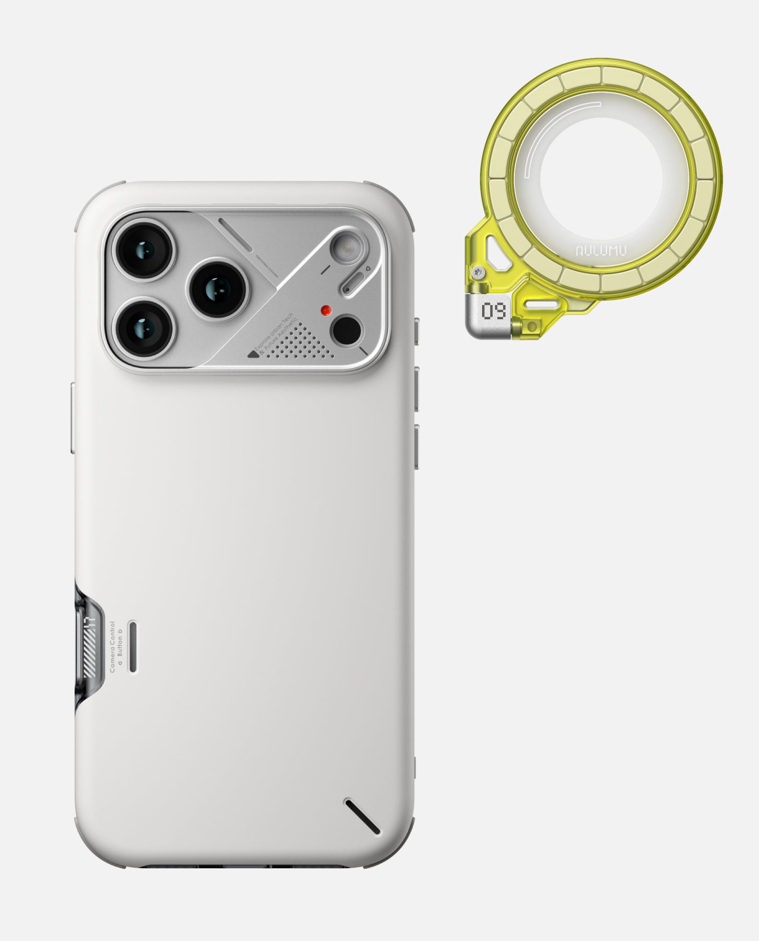 A17 iPhone 17シリーズ対応 スマホケース|軽くて薄型|防振|散熱 & G09 Ghost 360度回転式 スマホリング スタンド