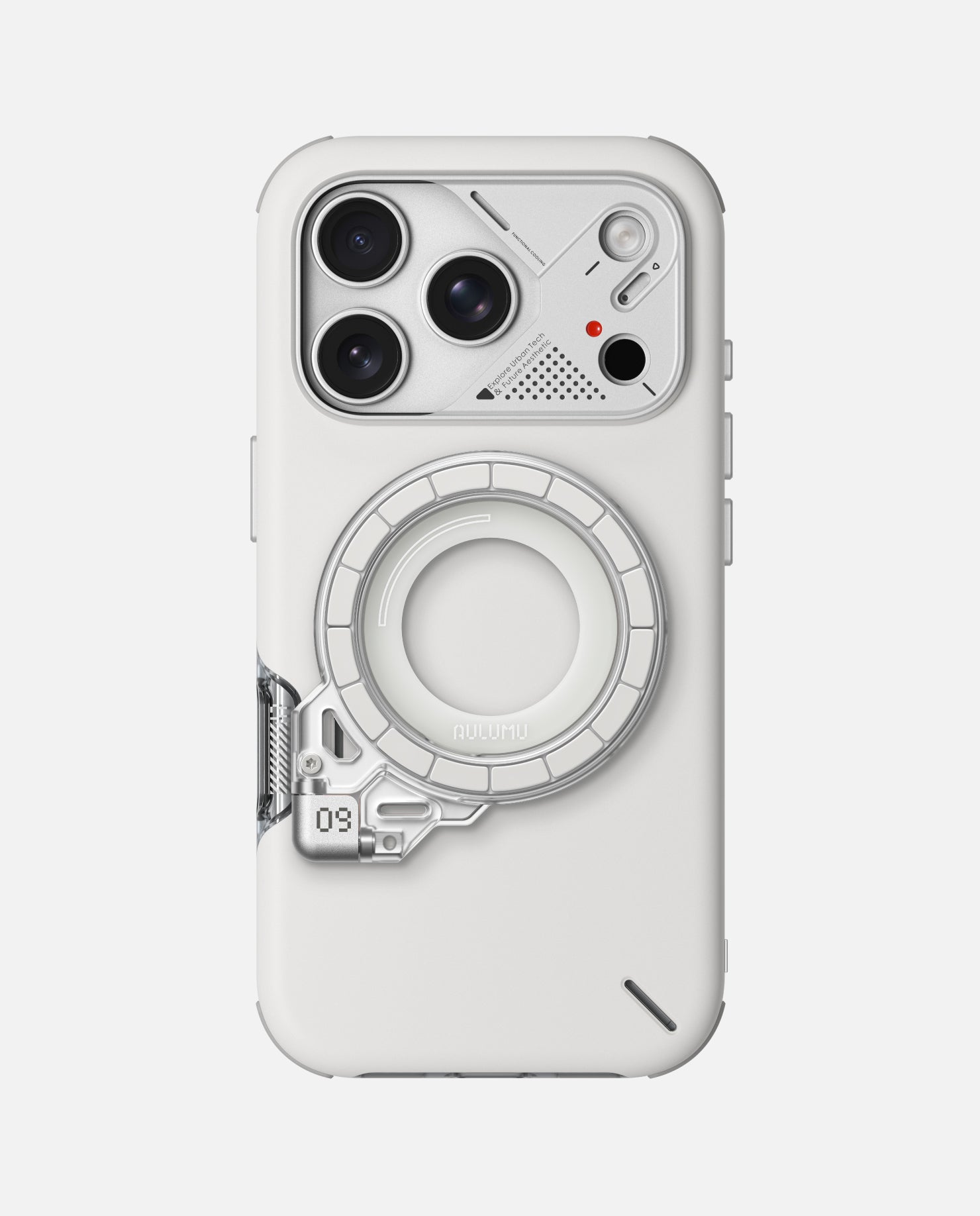 A17 iPhone 17シリーズ対応 スマホケース|軽くて薄型|防振|散熱 & G09 Ghost 360度回転式 スマホリング スタンド
