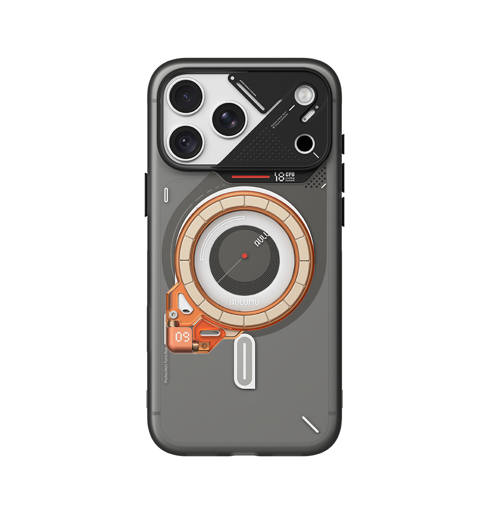 A18 iPhone 18/17 Proシリーズ対応 フロステッドケース & G09 Ghost 360度回転式 スマホリング スタンド