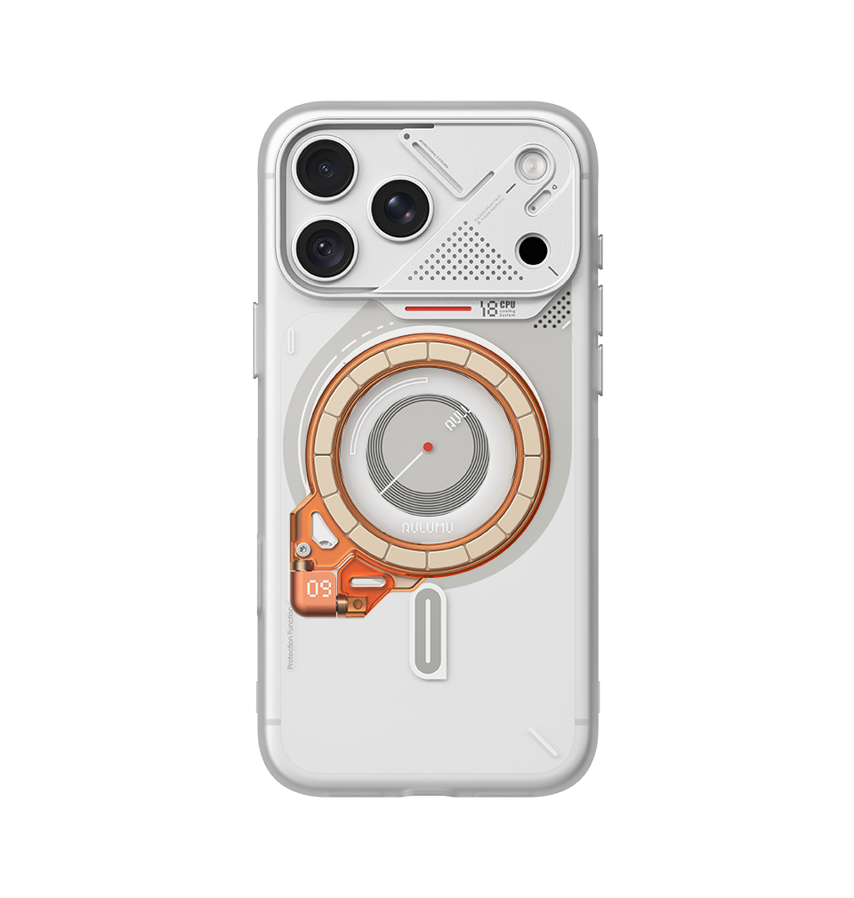 A18 iPhone 18/17 Proシリーズ対応 フロステッドケース & G09 Ghost 360度回転式 スマホリング スタンド