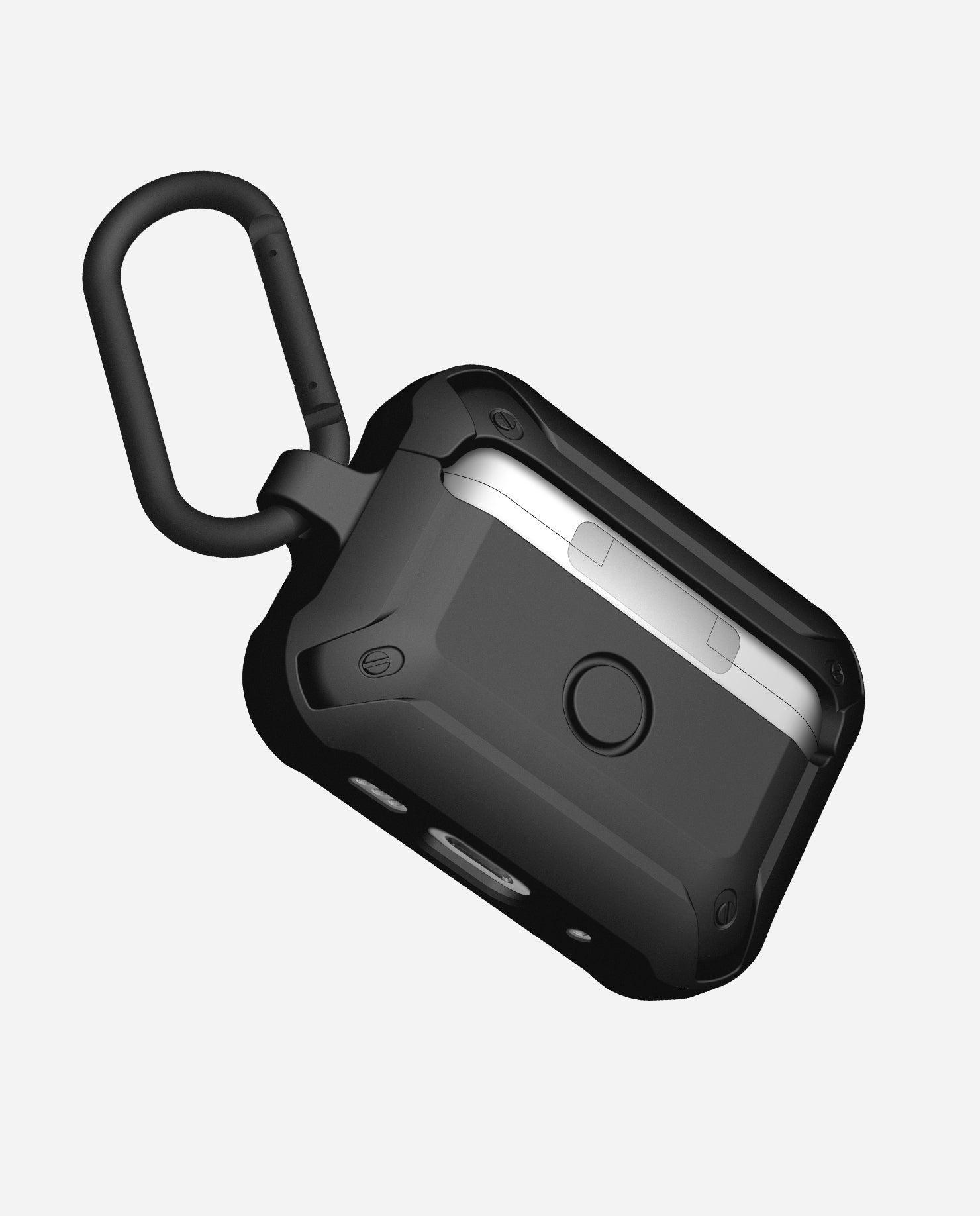 A19 Airpods Pro 用 保護ケース ロック＆キーホルダー付き